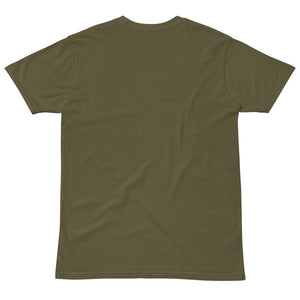 Old Salt Tee — Military Green, back — Combat Textiles