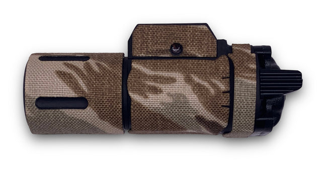 Cordura 1000D weapon light wrap on the Modlite PL-350C — Combat Textiles