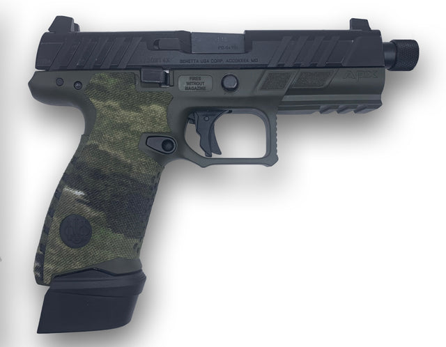 Cordura 1000D grip wrap on the Beretta APX A1 Full Size — Combat Textiles