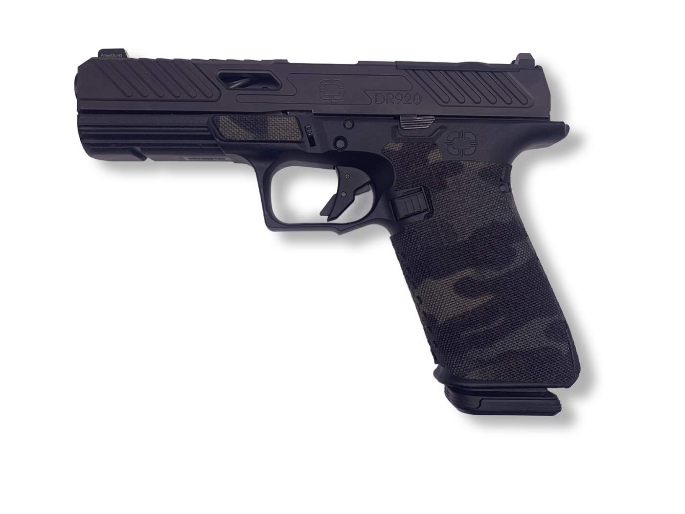 Cordura 1000D grip wrap on the Shadow Systems DR920 — Combat Textiles