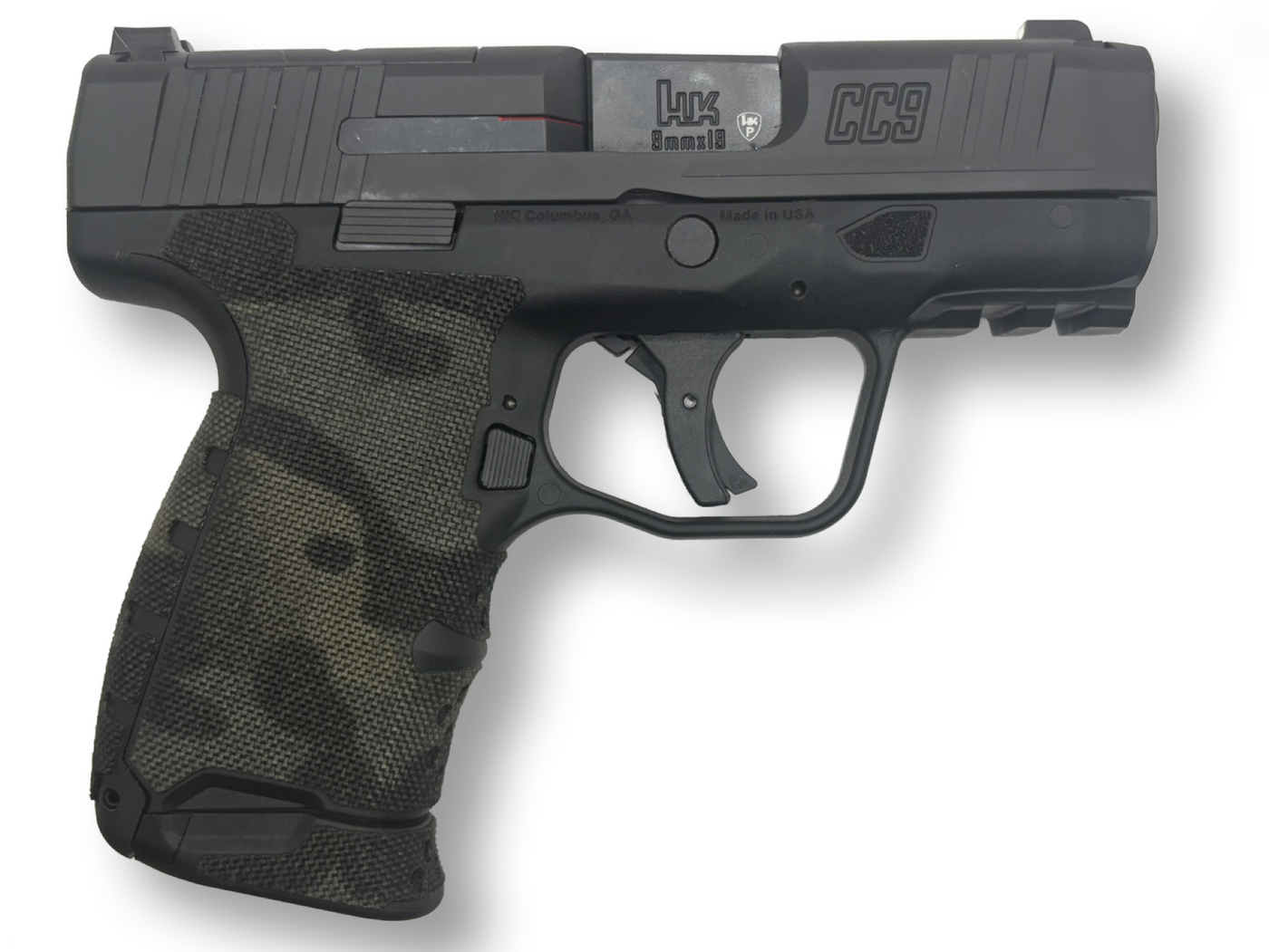 Cordura 1000D grip wrap on the HK CC9 — Combat Textiles