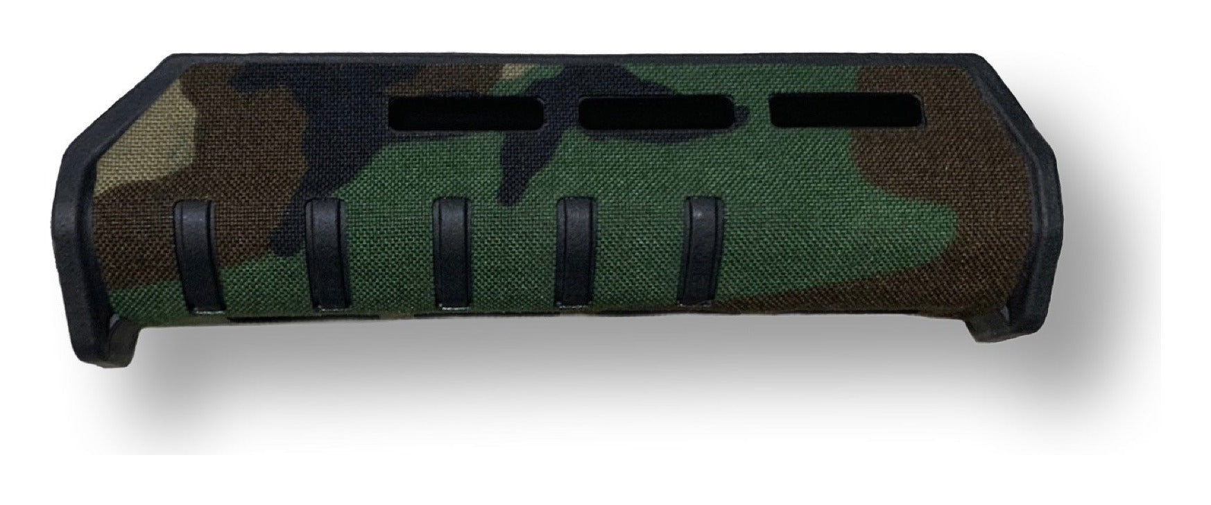 Cordura 1000D forend wrap in M81 Woodland on the Magpul Mossberg 500 forend — Combat Textiles