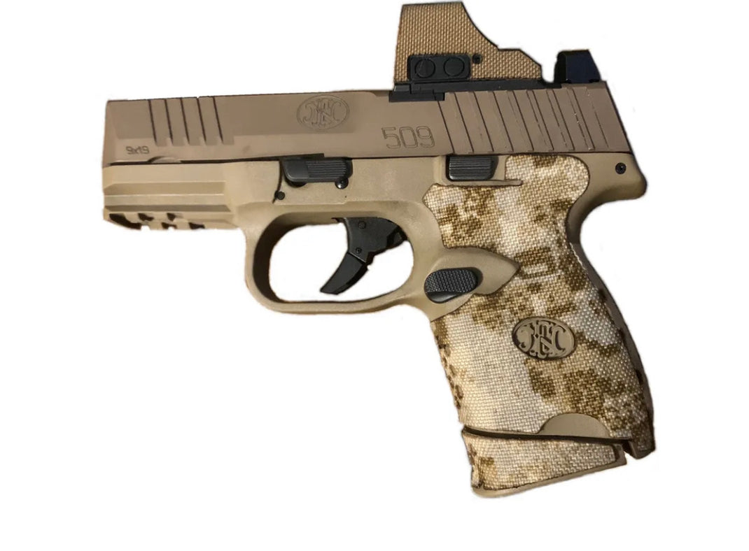 Tan Rifle Wrap Combat Textiles: Custom Cordura Wraps for Grips, Weapon Lights, Optics