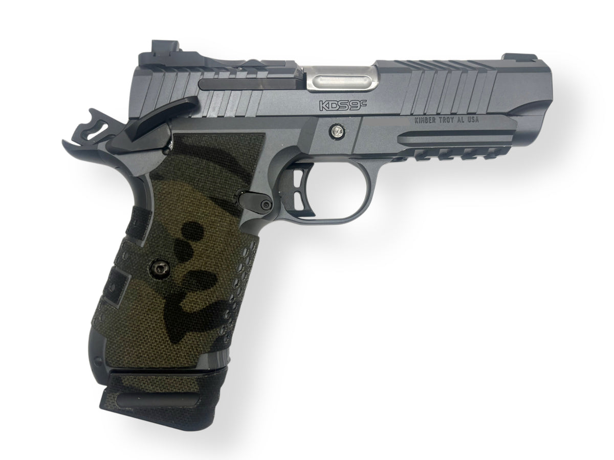 Cordura 1000D grip wrap on the Kimber KDS9c — Combat Textiles
