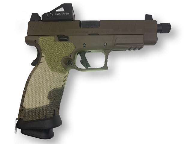 Cordura 1000D grip wrap on the Springfield XDM 9mm Full Size — Combat Textiles