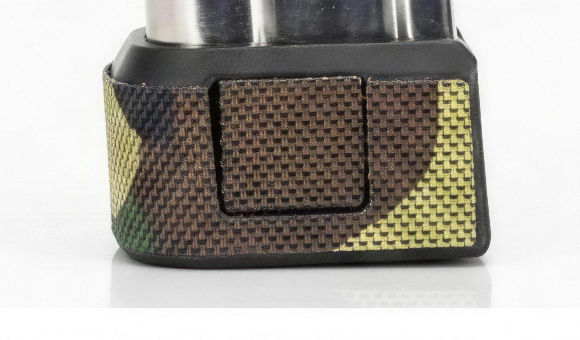 2011 / 1911-DS extended magazine base pad wrap in M81 Woodland — Combat Textiles
