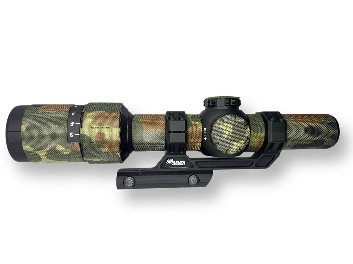 Cordura 1000D optic wrap on the SIG Sauer Tango-MSR 1-6x24 — Combat Textiles