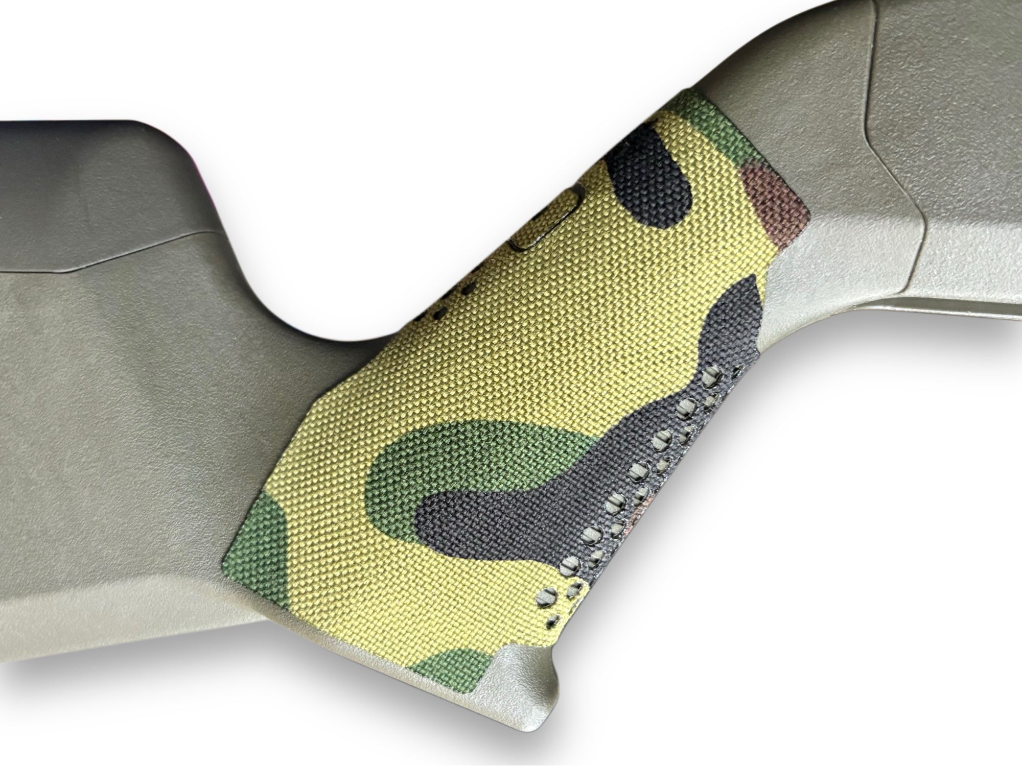 Magpul Ruger 10/22 stock grip in M81 Woodland Cordura 1000D by Combat Textiles - right side
