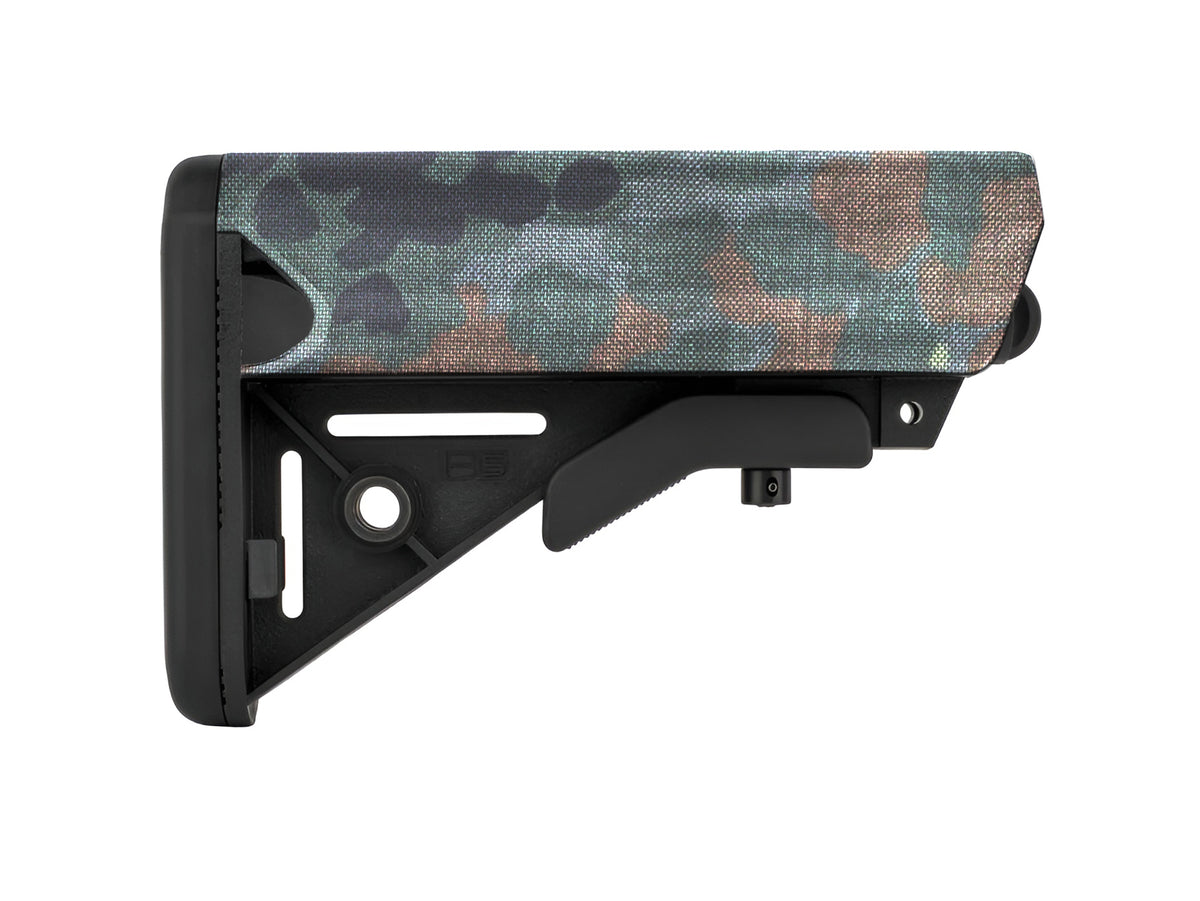 B5 Systems Enhanced SOPMOD Stock Cordura 1000D stock wrap in Flecktarn — Combat Textiles