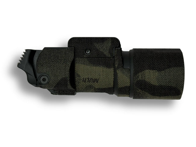 Cordura 1000D weapon light wrap on the Cloud Defensive EPL Duty — Combat Textiles