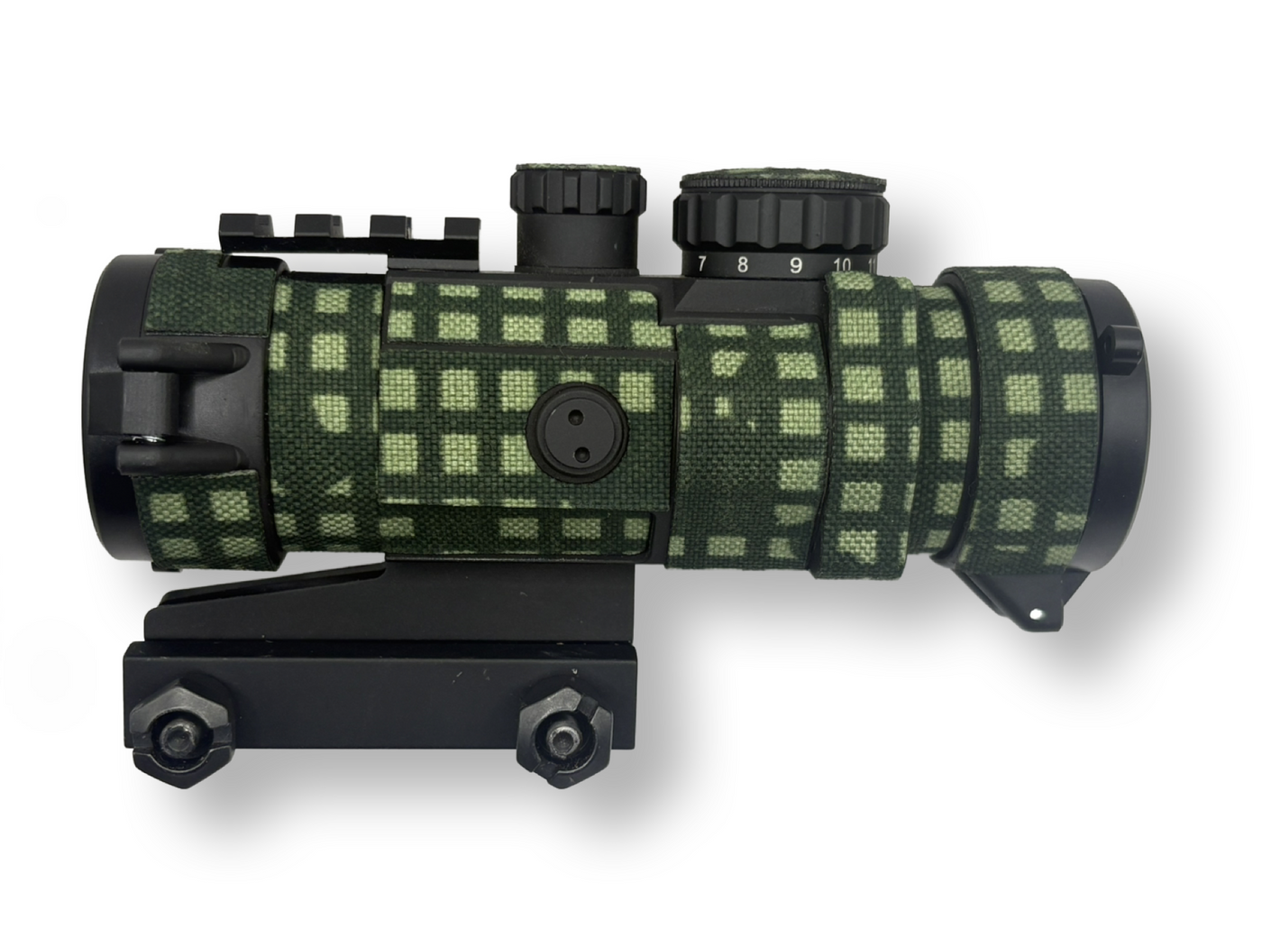 Cordura 1000D optic wrap on the Primary Arms SLx 2.5X Prism — Combat Textiles