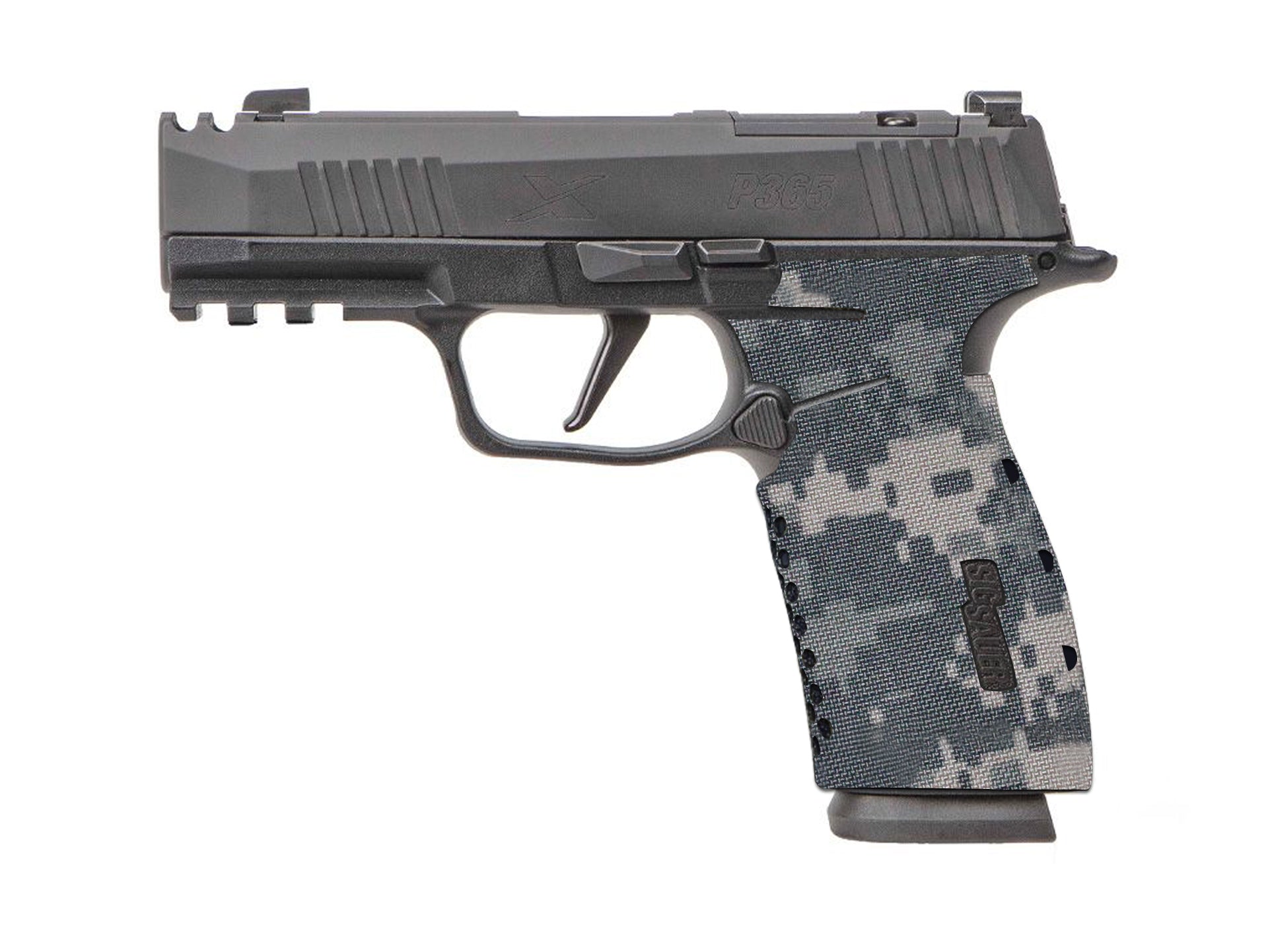 SIG P365X-Macro Cordura 1000D grip wrap in ACU — Combat Textiles