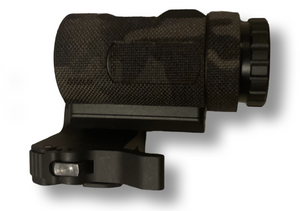 Cordura 1000D optic wrap on the Trijicon 3x Magnifier for MRO — Combat Textiles