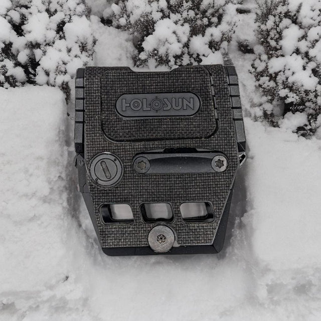 Cordura 1000D optic wrap on the Holosun AEMS — Combat Textiles