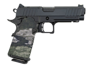 Tisas 1911 Double Stack Cordura 1000D grip wrap in A-TACs iX — Combat Textiles