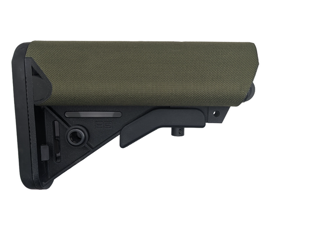 Cordura 1000D stock wrap on the B5 Systems Enhanced SOPMOD Stock — Combat Textiles