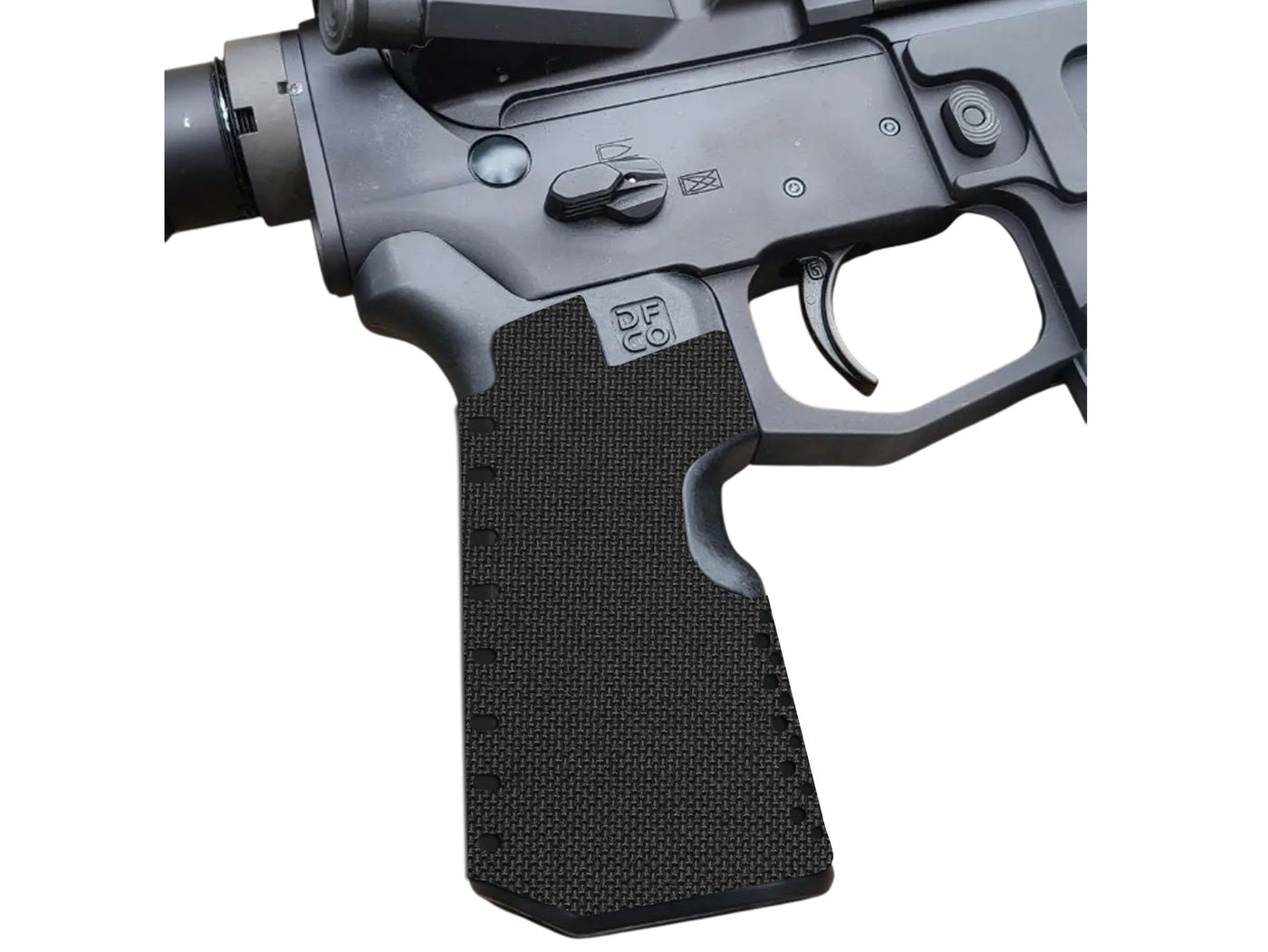 Die Free Co. Kung Fu Grip Cordura 1000D grip wrap in Black — Combat Textiles