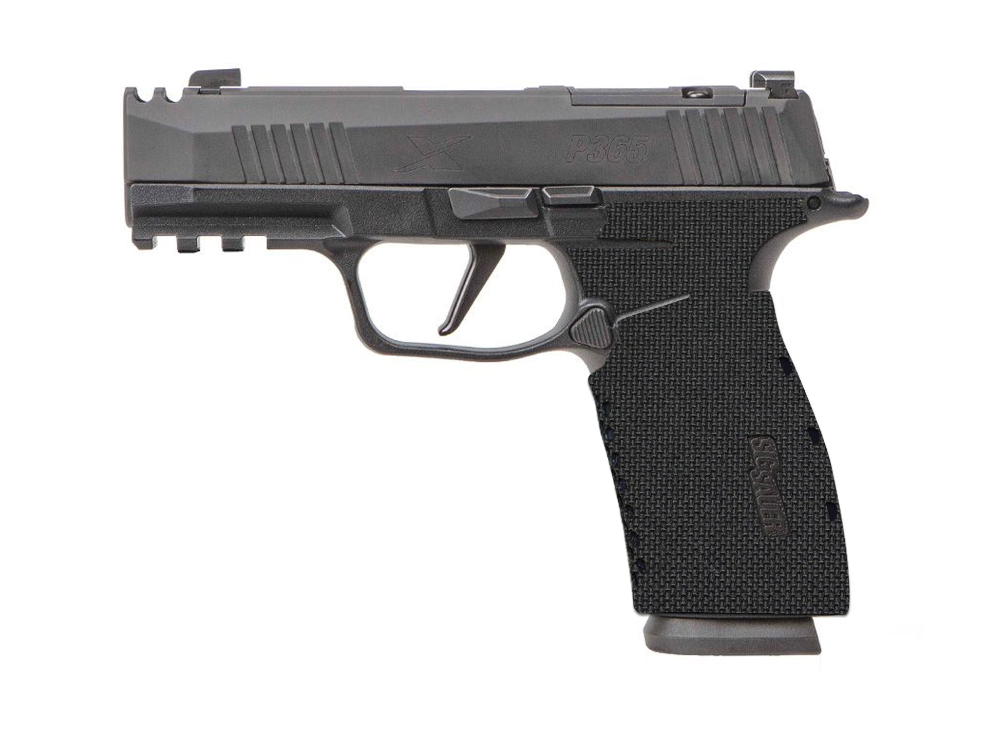 SIG P365X-Macro Cordura 1000D grip wrap in Black — Combat Textiles