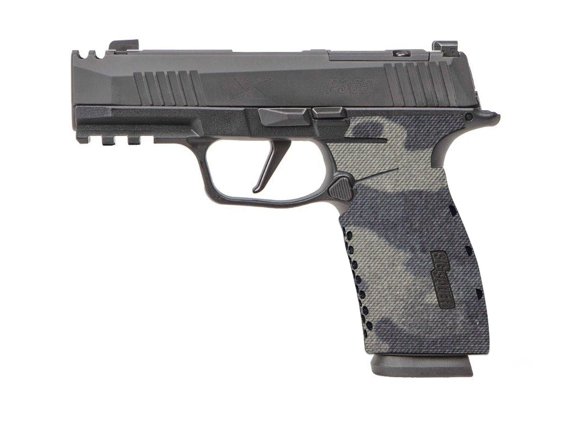 SIG P365X-Macro Cordura 1000D grip wrap in Multicam Black — Combat Textiles