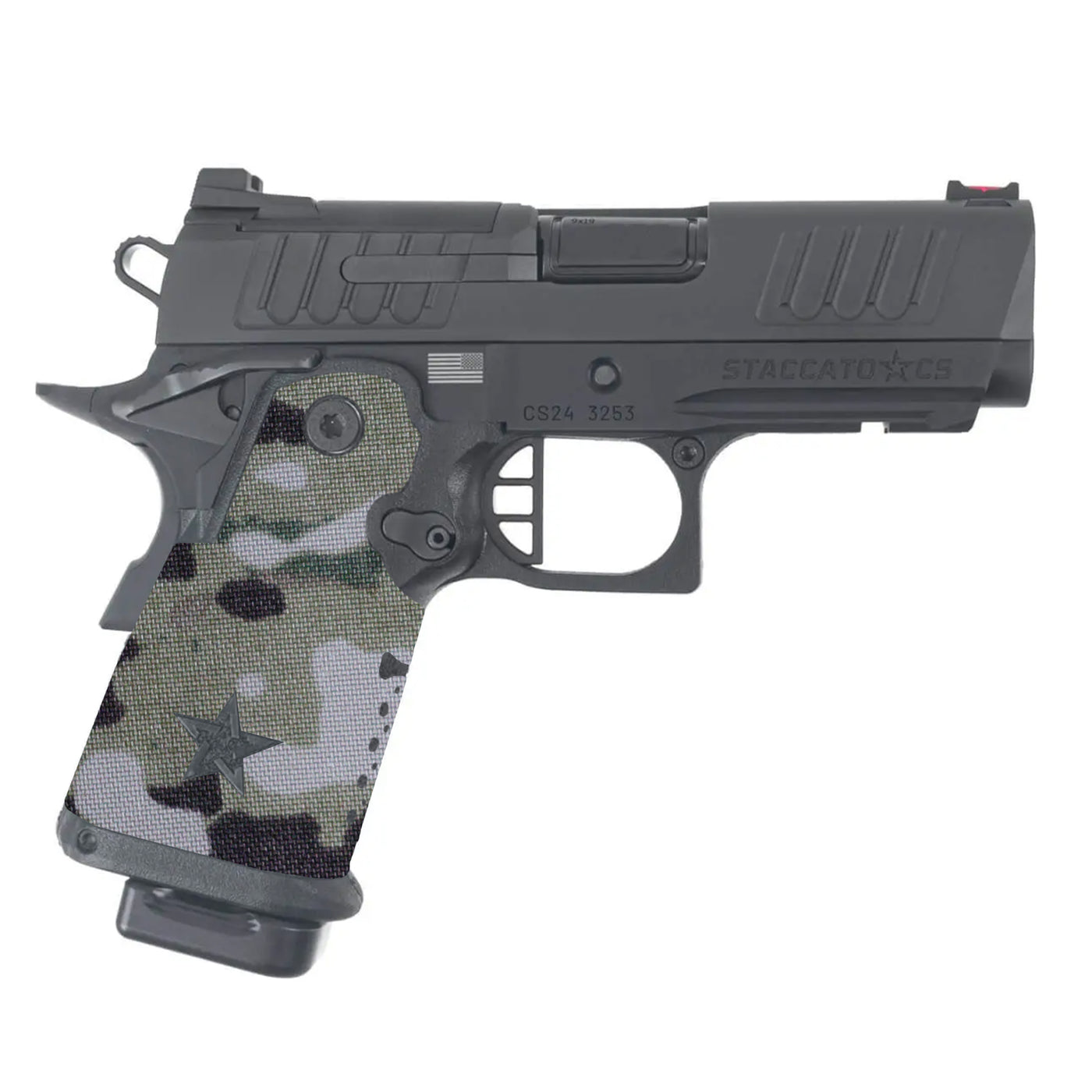 Staccato CS Cordura 1000D grip wrap in MultiCam — Combat Textiles