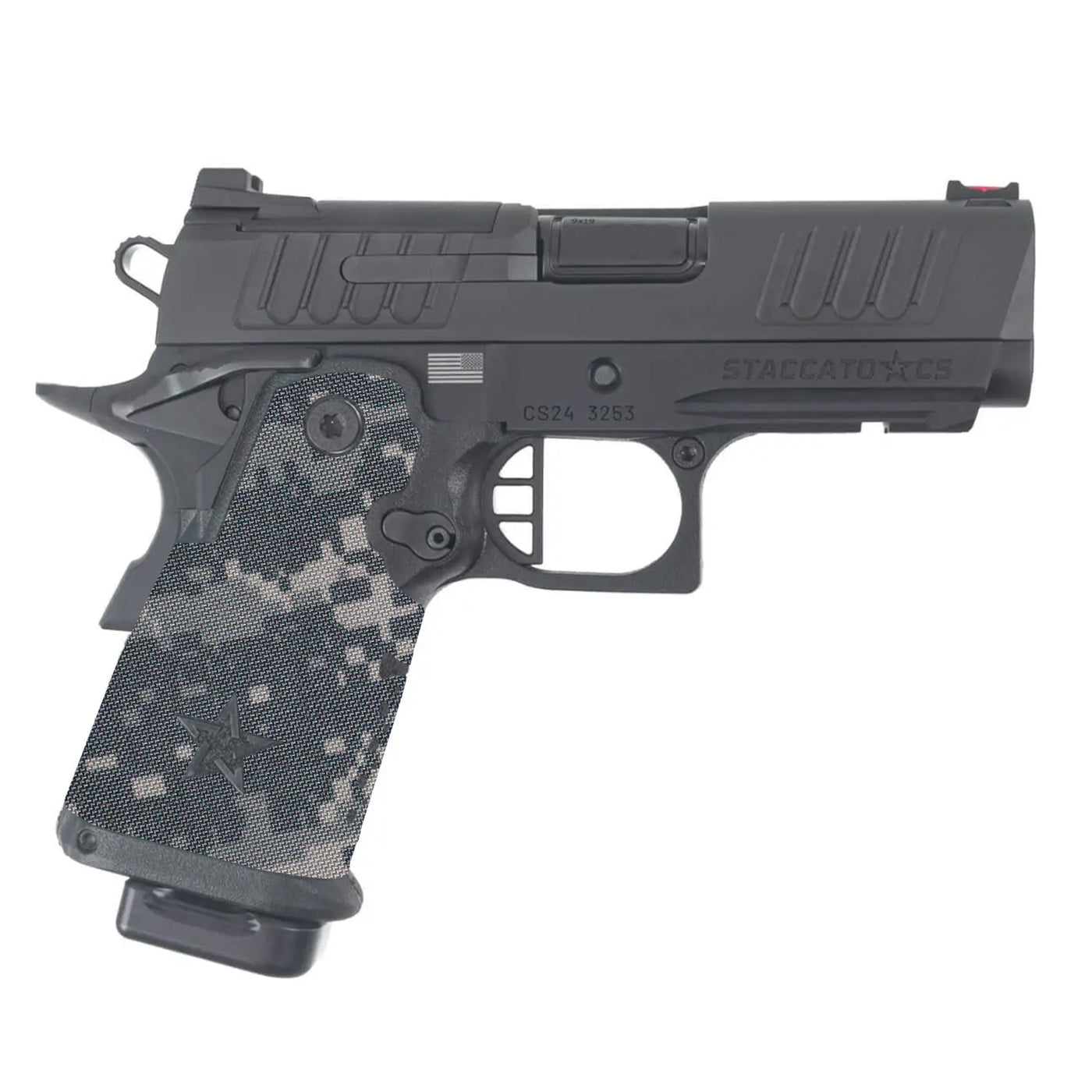 Staccato CS Cordura 1000D grip wrap in ACU — Combat Textiles
