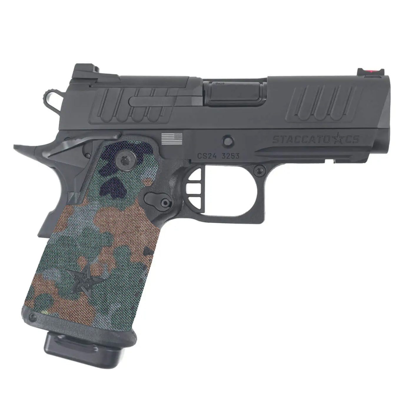 Staccato CS Cordura 1000D grip wrap in Flecktarn — Combat Textiles