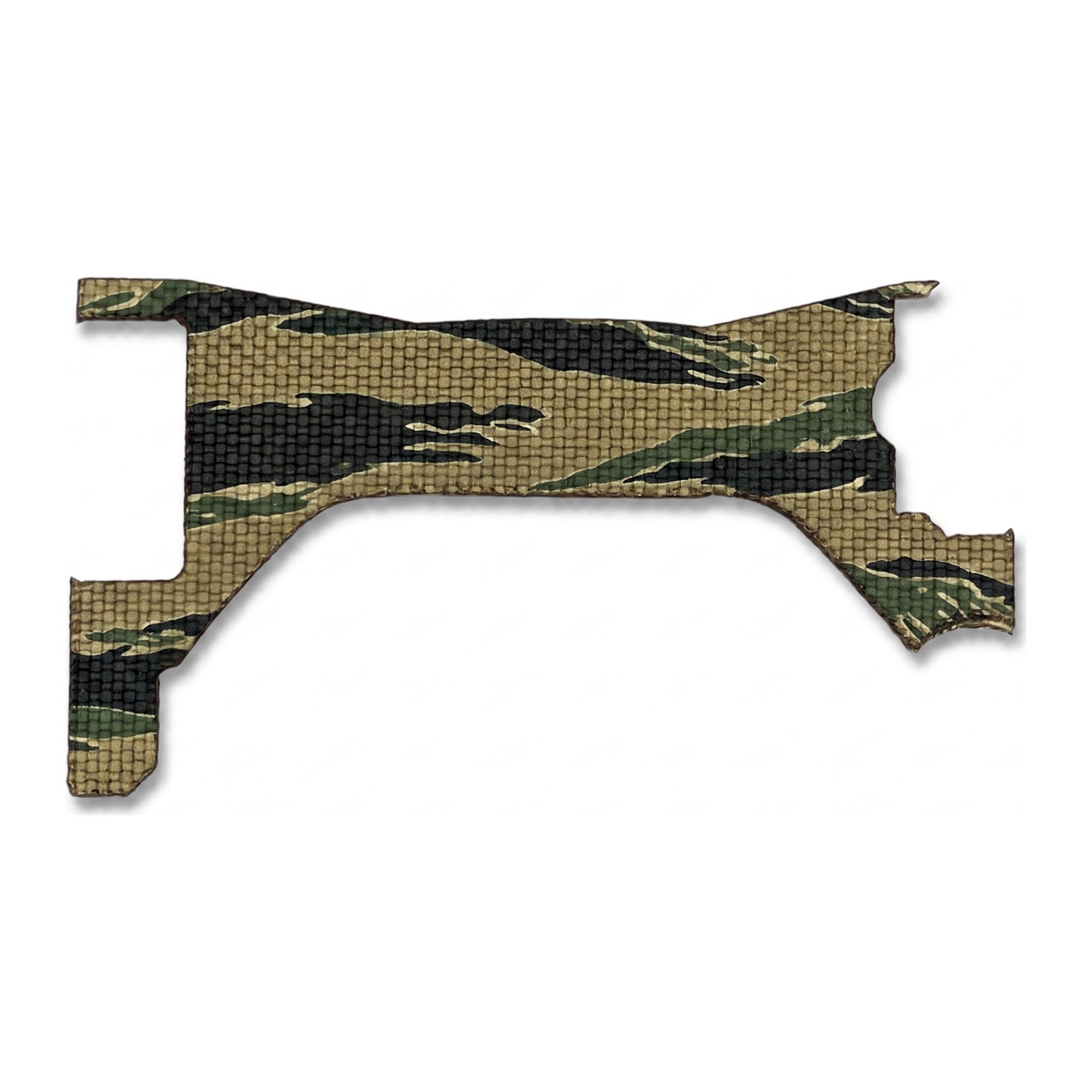 Holosun 407K/507K optic wrap kit outline, Tiger Stripe (Green/Black)