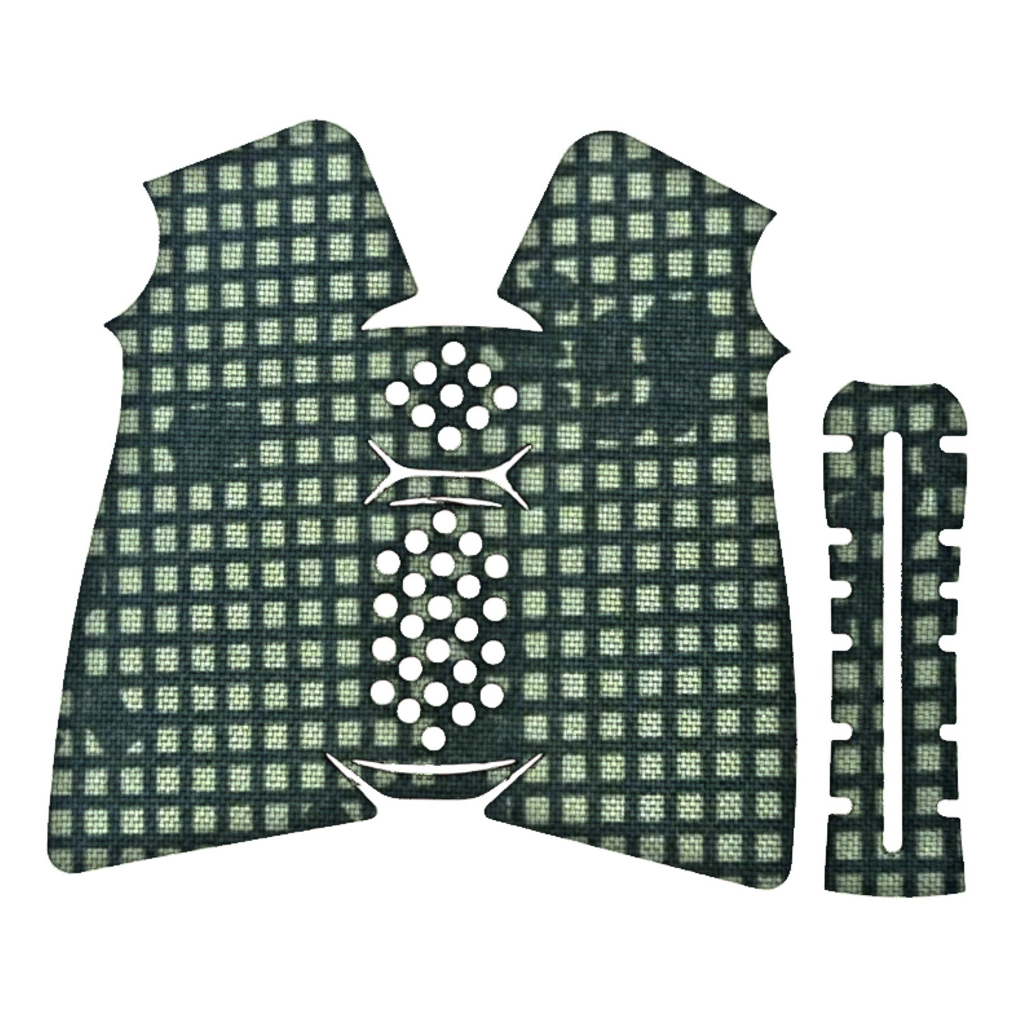 A2 Pistol grip wrap kit outline, Desert Night Camo