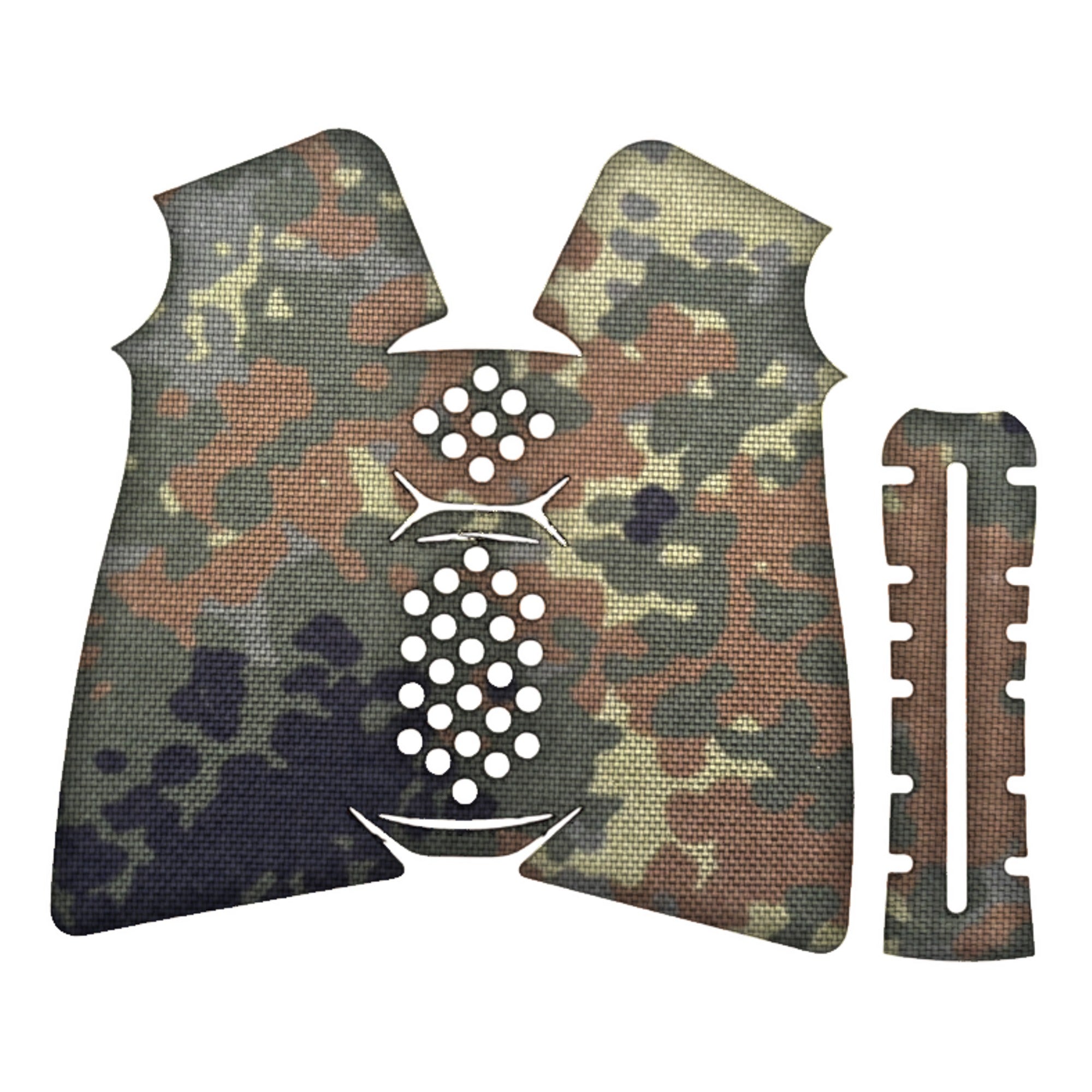A2 Pistol grip wrap kit outline, Flecktarn