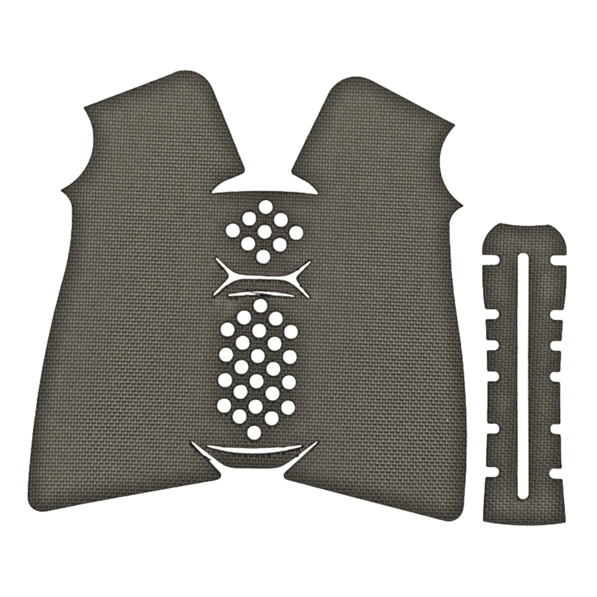 A2 Pistol grip wrap kit outline, Ranger Green