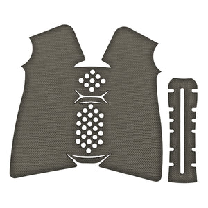 A2 Pistol grip wrap kit outline, Ranger Green