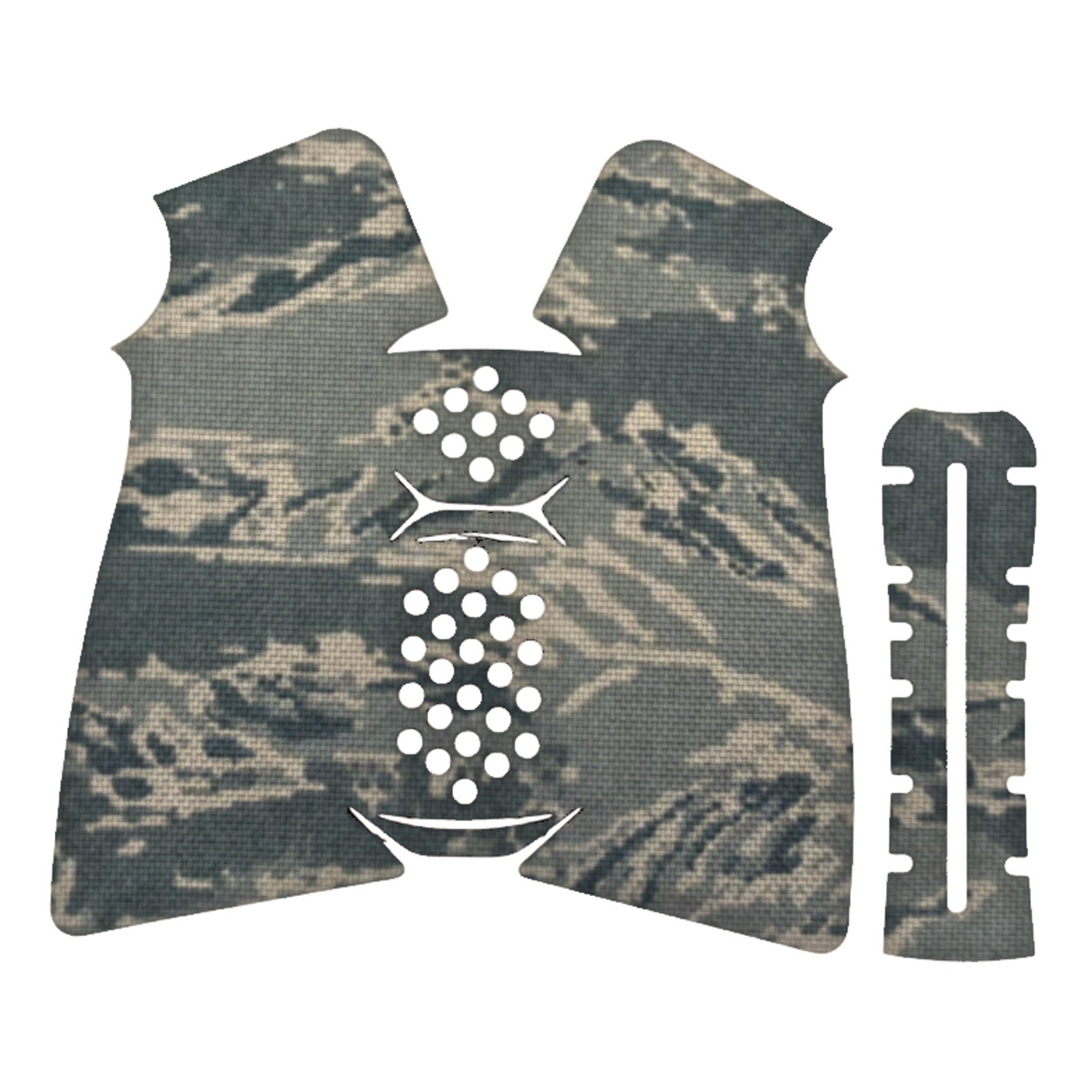 A2 Pistol grip wrap kit outline, Tiger Stripe (ABU)