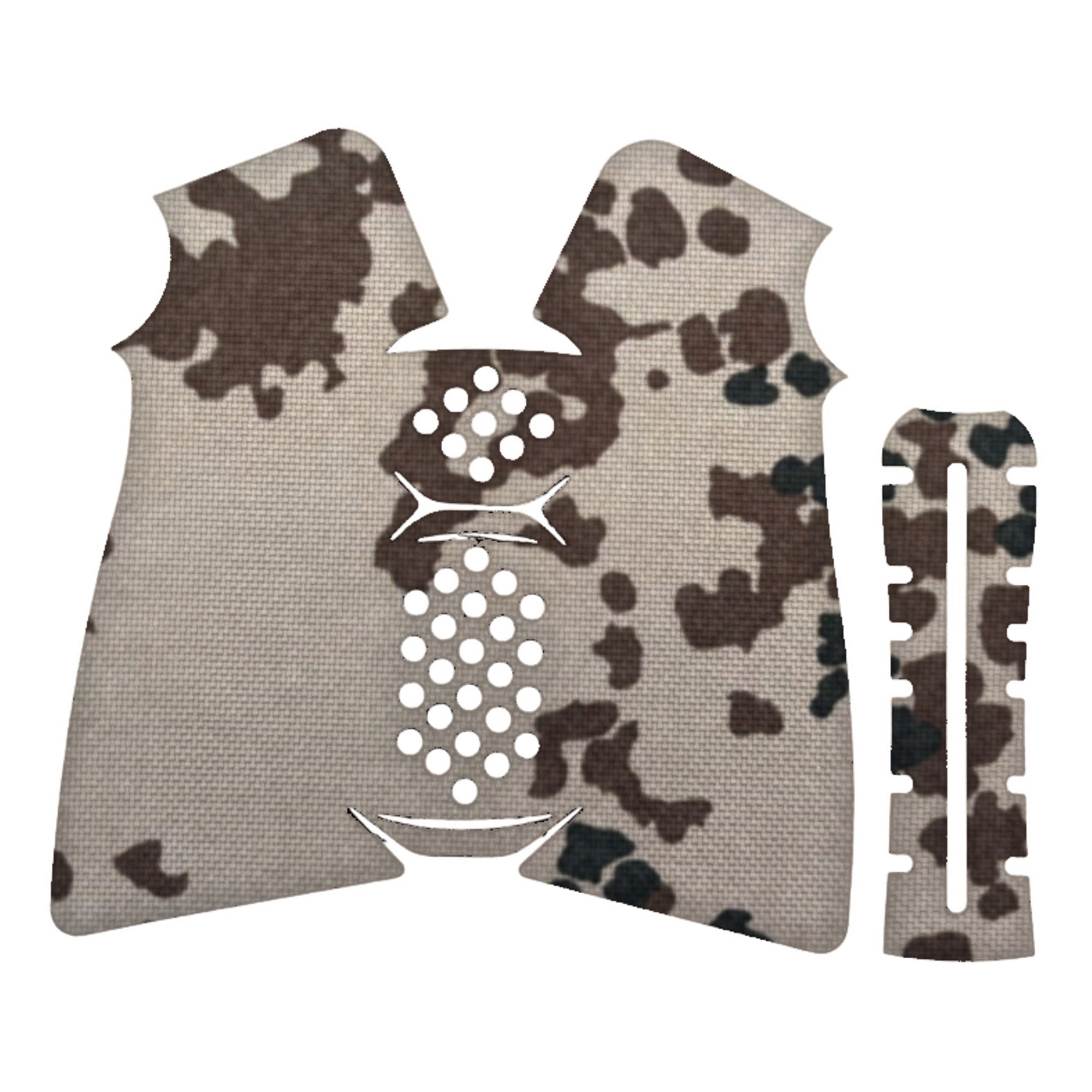 A2 Pistol grip wrap kit outline, Tropentarn