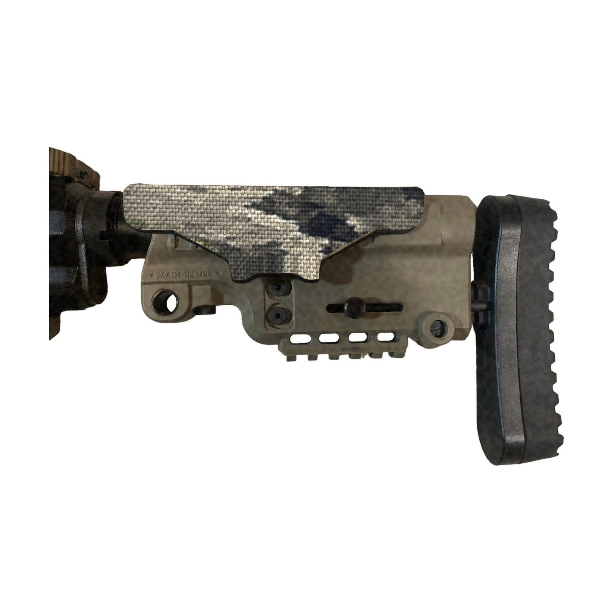 A*B Arms Urban Sniper Stock (USS/X/XDE) Cordura wrap, A-TACS iX