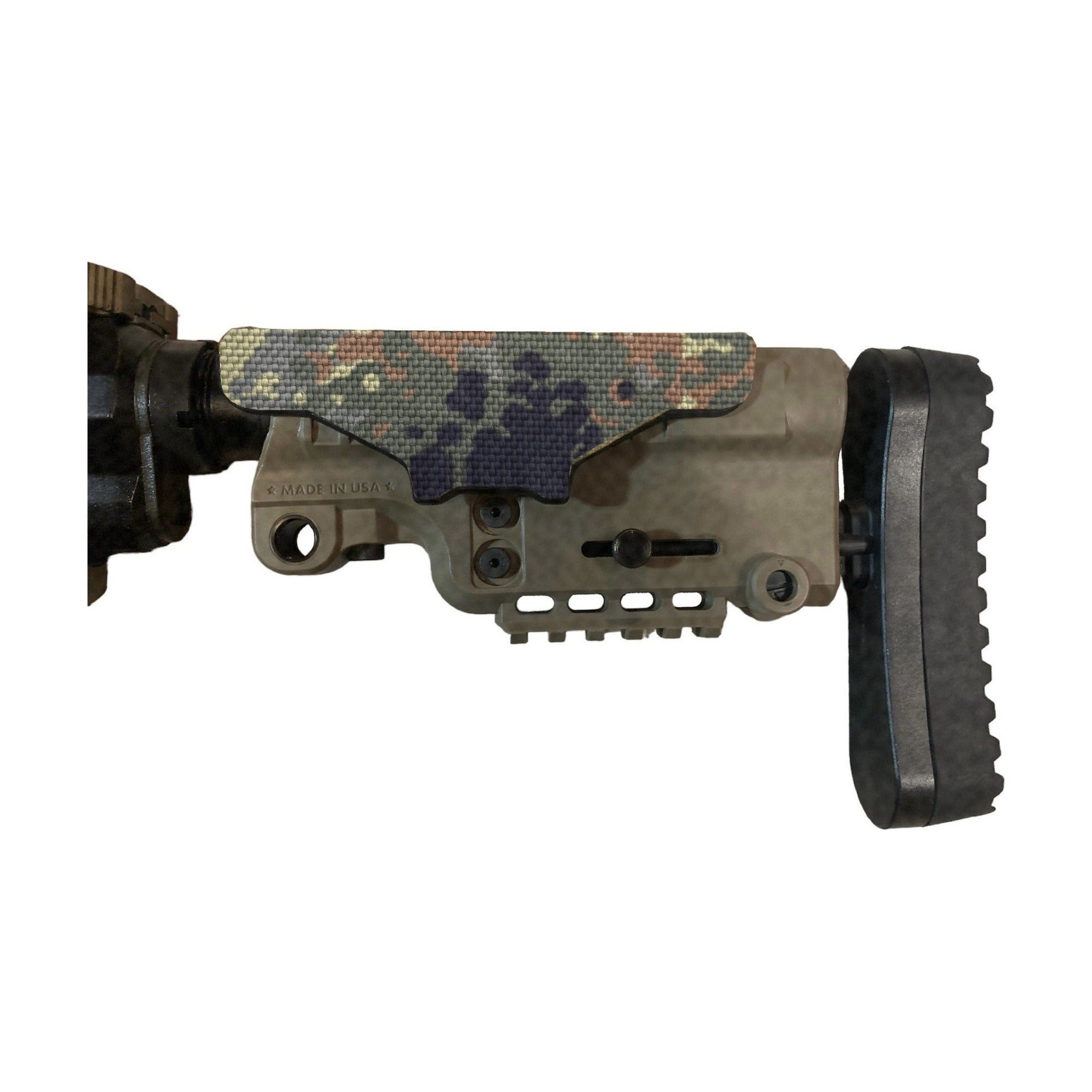 A*B Arms Urban Sniper Stock (USS/X/XDE) Cordura wrap, Flecktarn