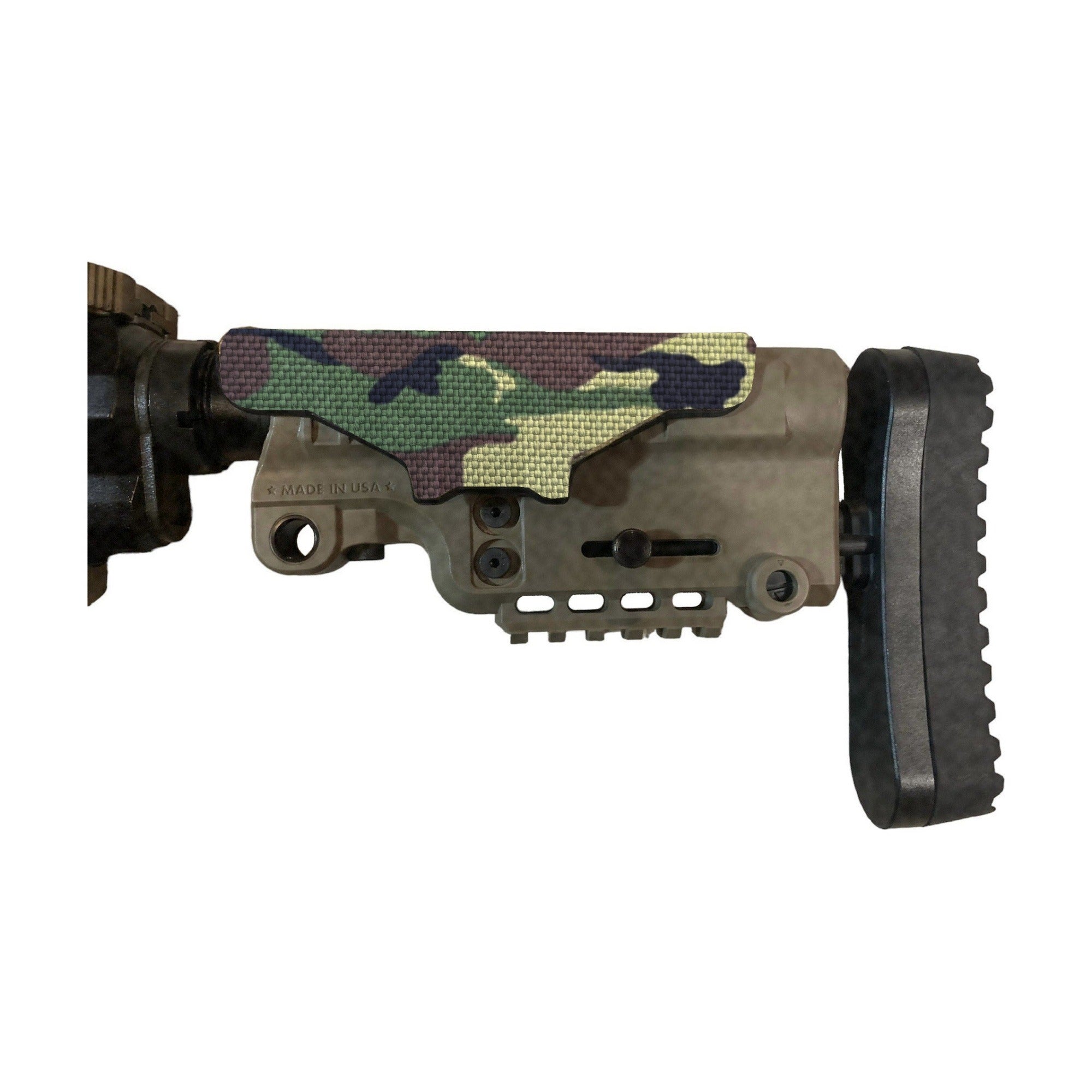 A*B Arms Urban Sniper Stock (USS/X/XDE) Cordura wrap, M81 Woodland