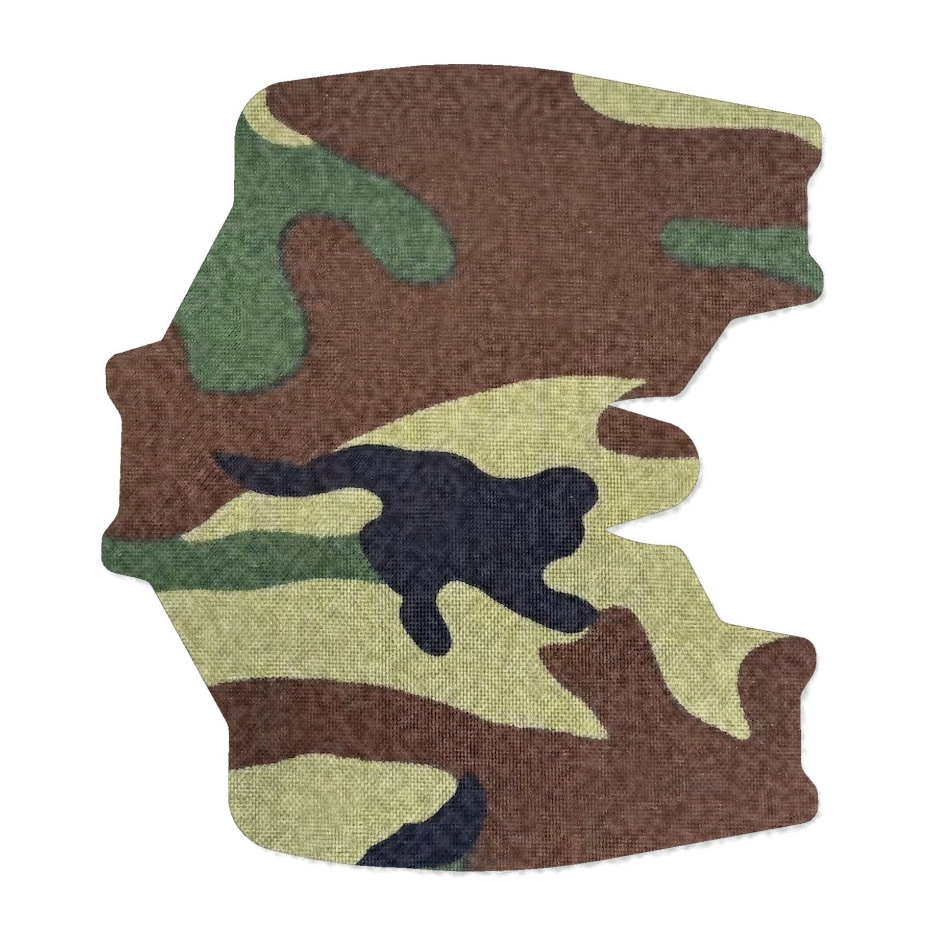 A*B Arms Urban Sniper Stock (USS/X/XDE) wrap kit outline, M81 Woodland