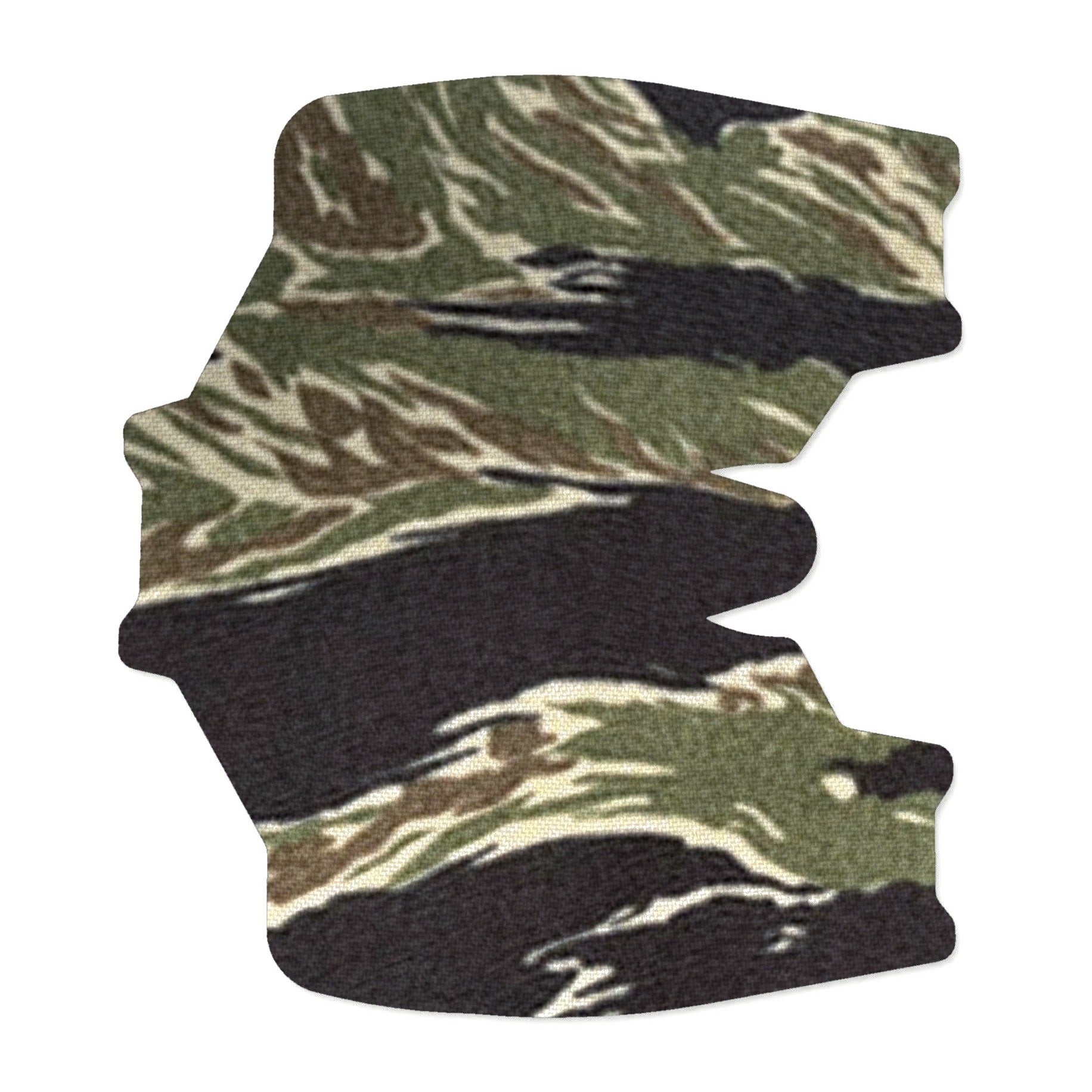 A*B Arms Urban Sniper Stock (USS/X/XDE) wrap kit outline, Tiger Stripe (Green/Black)