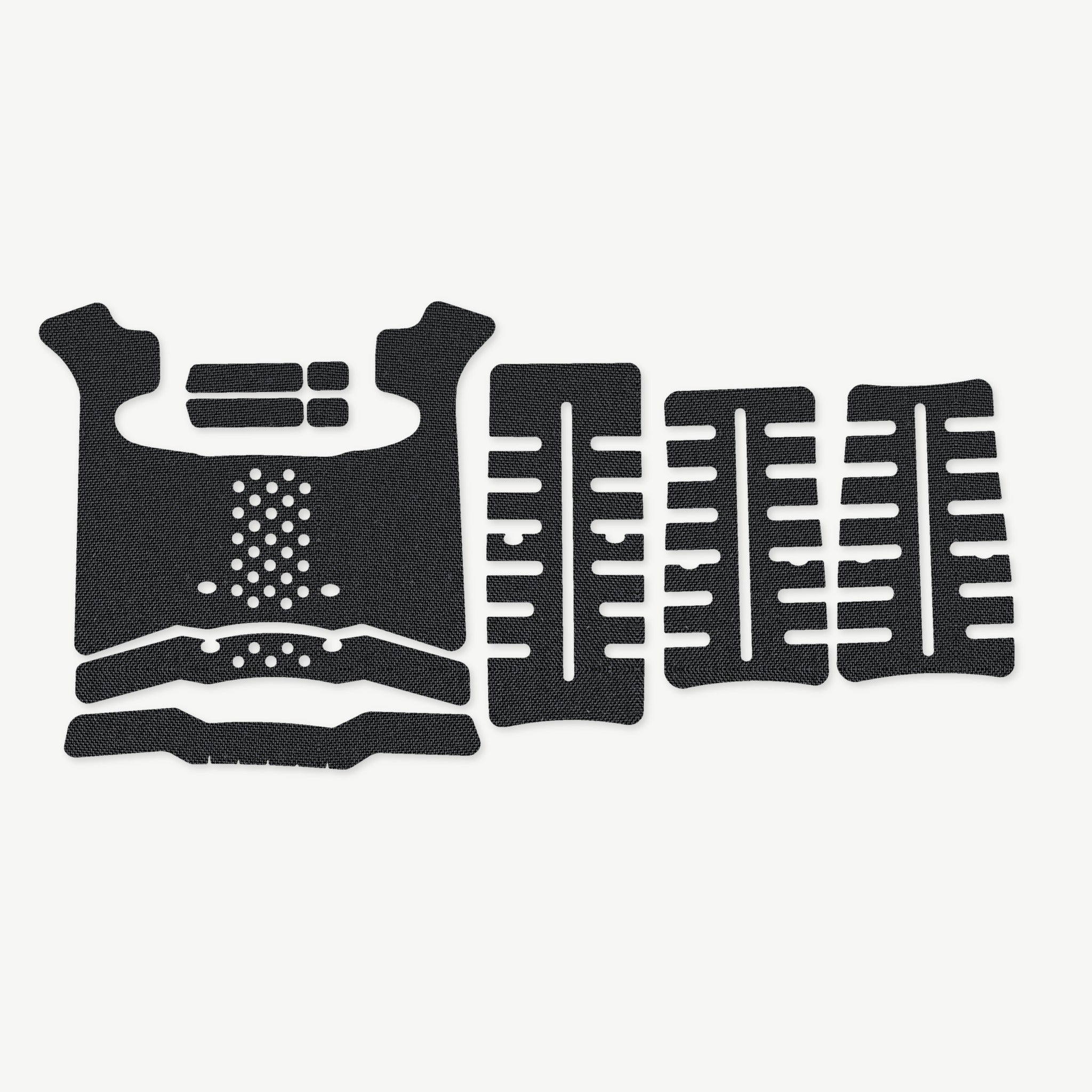 Grip Kit for Archon Type B (Gen 2) - die-cut Cordura 1000D kit pieces in Black - Combat Textiles