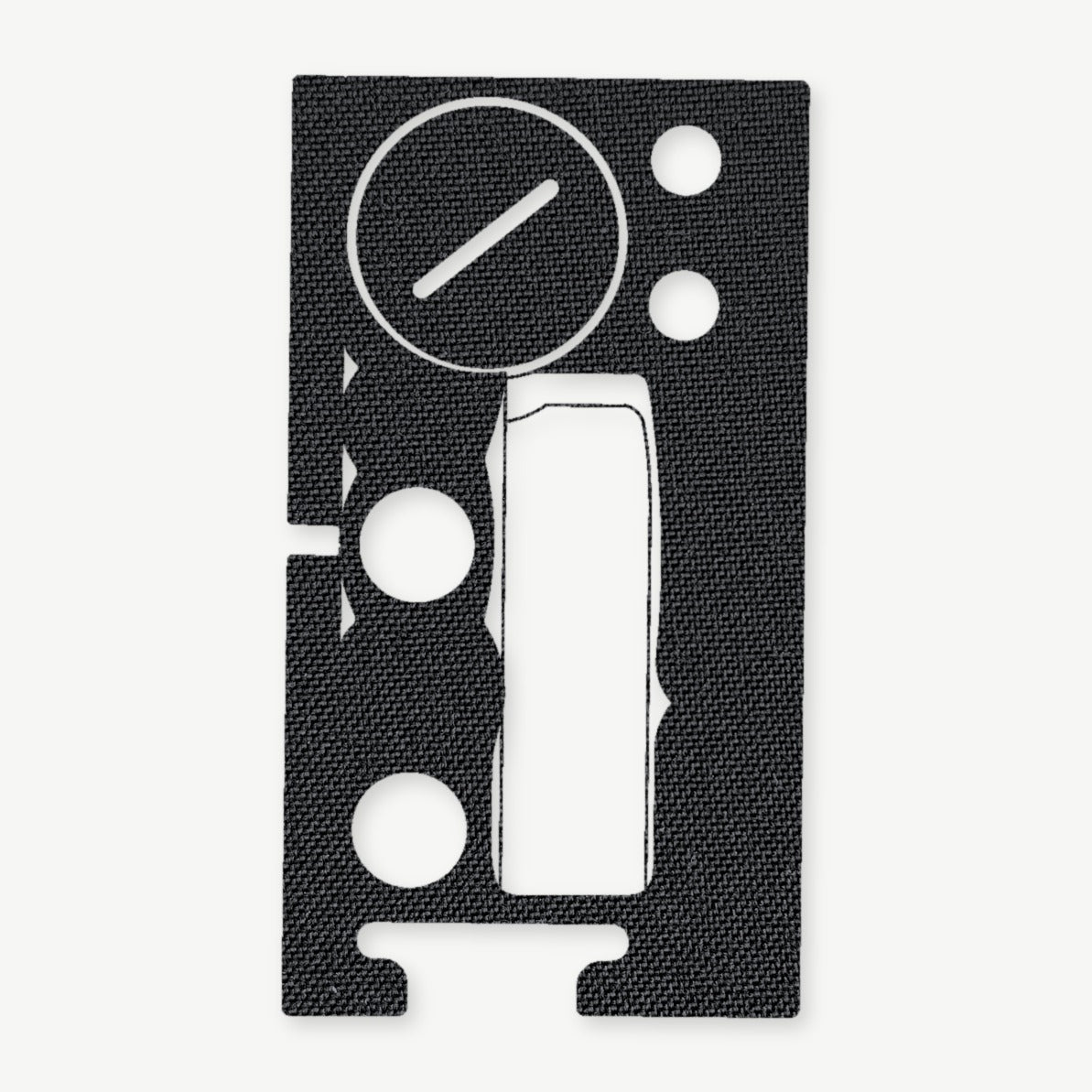 Optic Wrap Kit for Aimpoint Acro P2 - die-cut Cordura 1000D kit pieces in Black - Combat Textiles