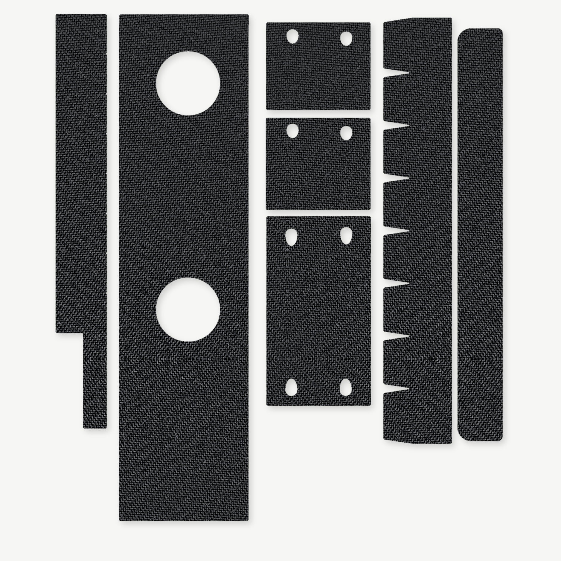 Optic Wrap Kit for Aimpoint CompM2 - die-cut Cordura 1000D kit pieces in Black - Combat Textiles