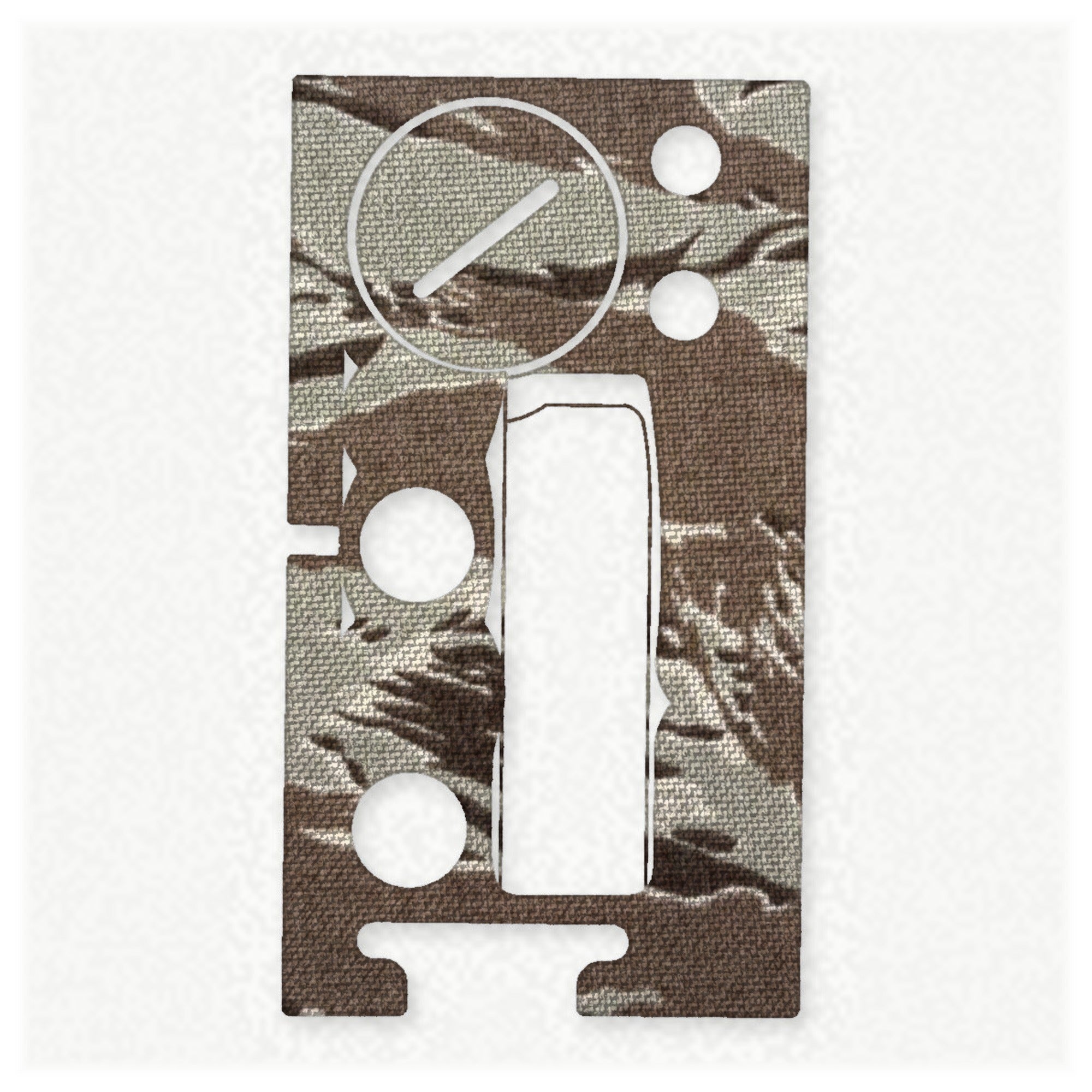 Aimpoint Acro P2 optic wrap kit outline, Tiger Stripe (Desert)