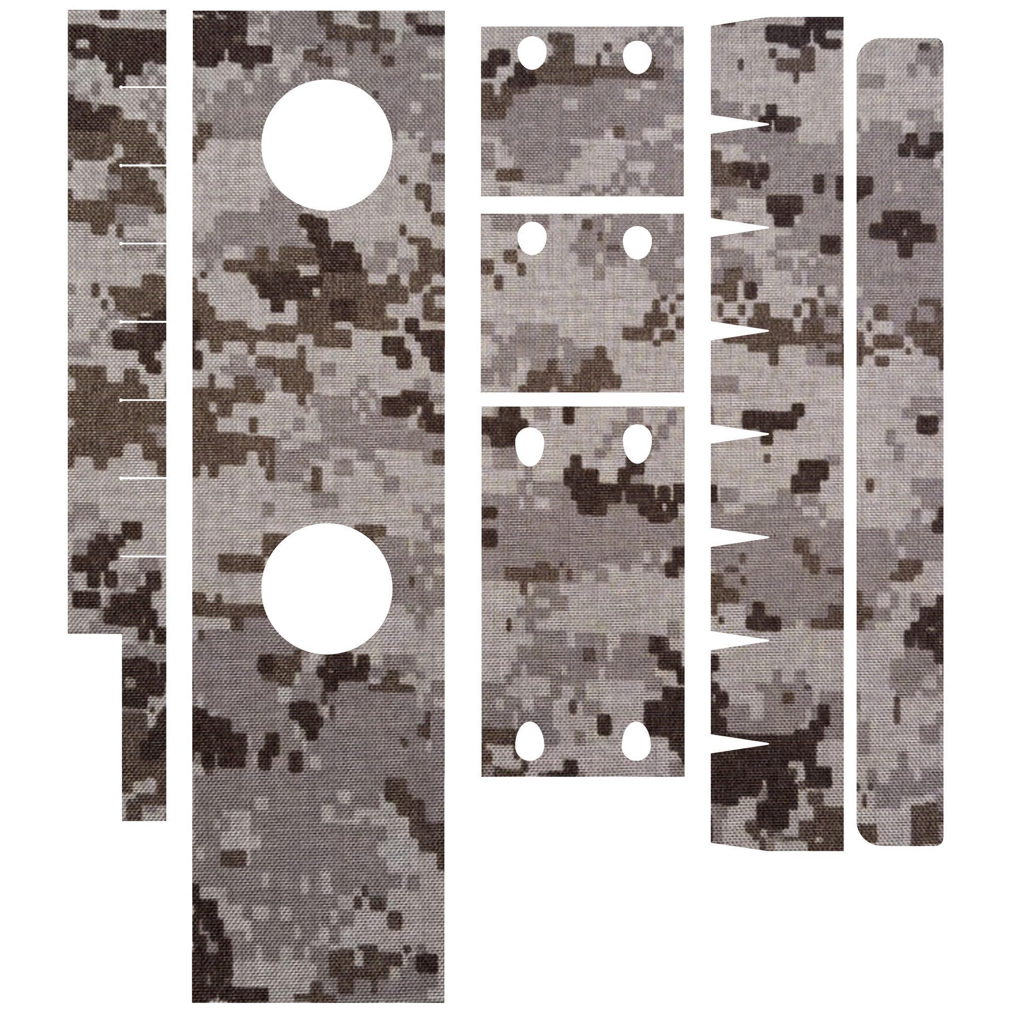Aimpoint CompM2 optic wrap kit outline, ACU (Desert)