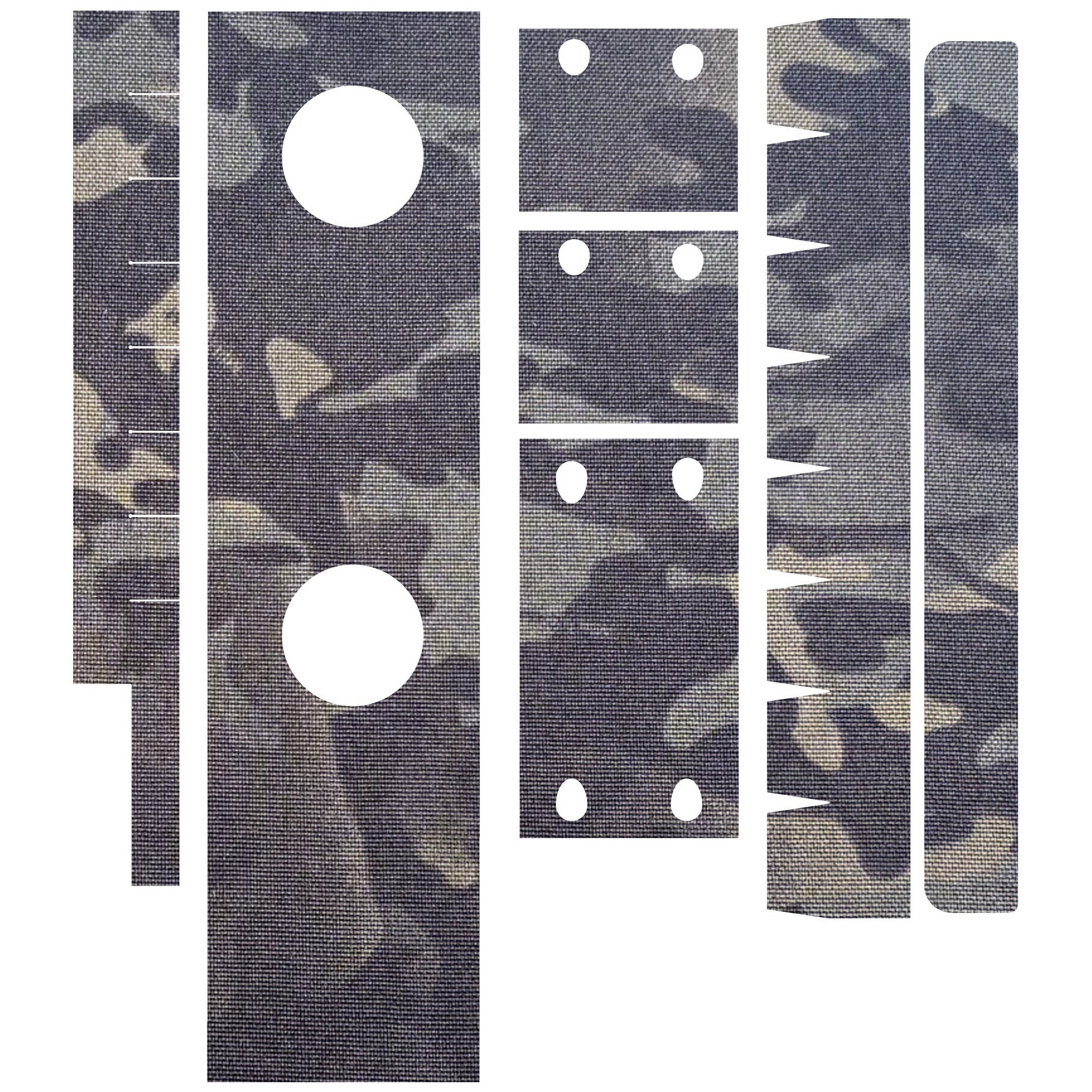 Aimpoint CompM2 optic wrap kit outline, MultiCam Black