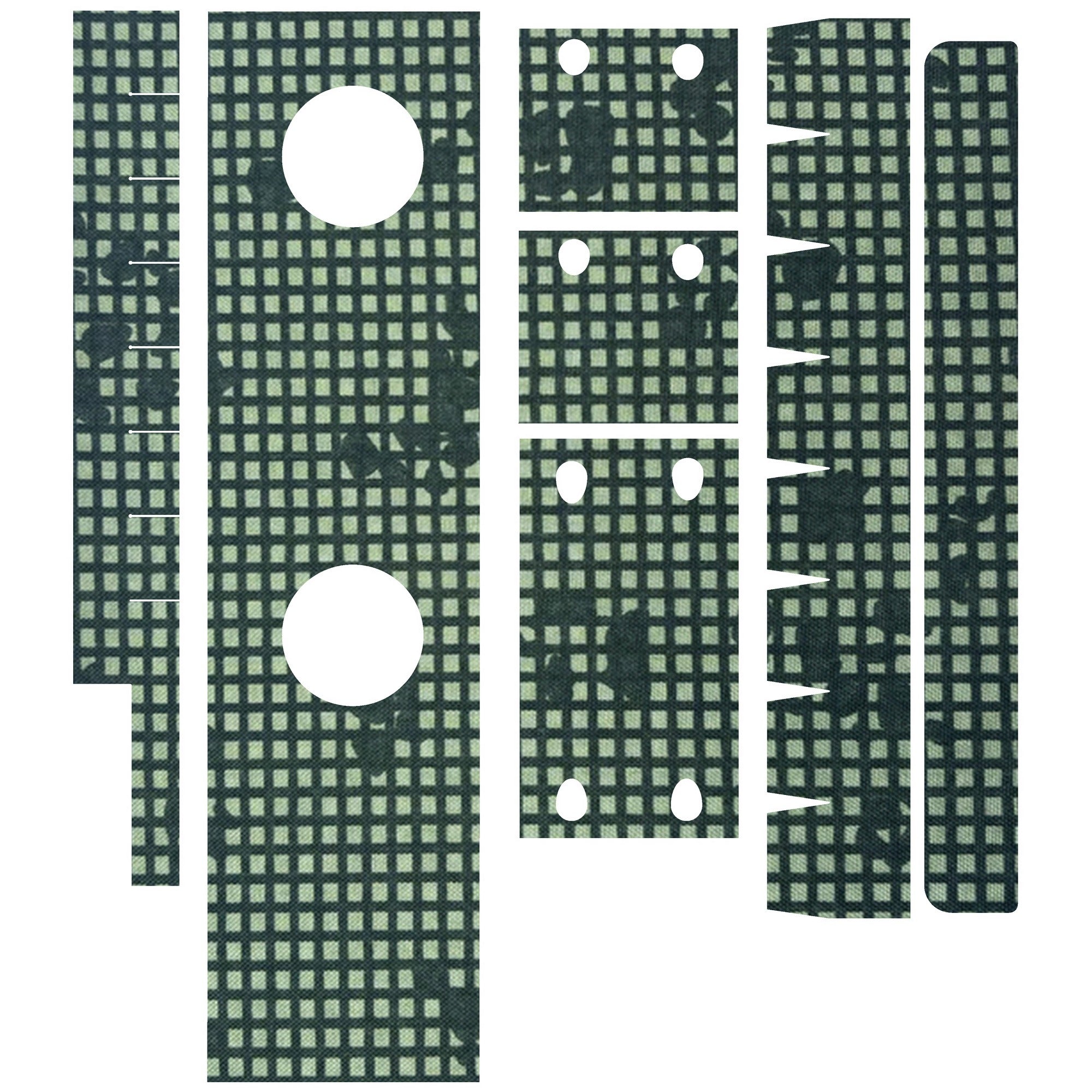 Aimpoint CompM2 optic wrap kit outline, Desert Night Camo