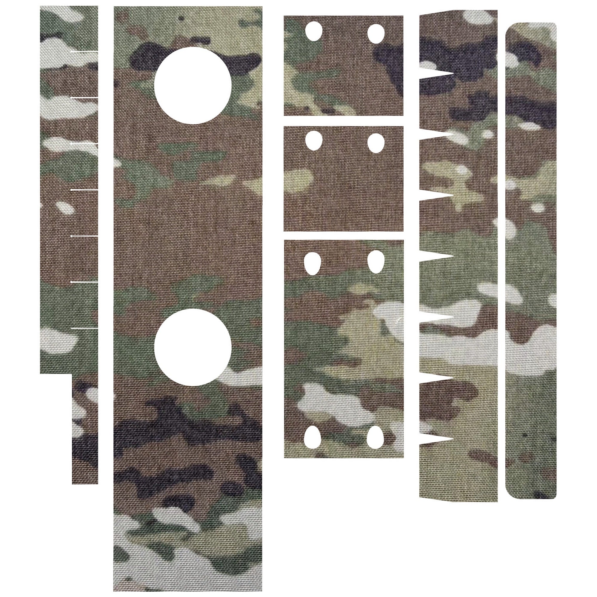 Aimpoint CompM2 optic wrap kit outline, MultiCam