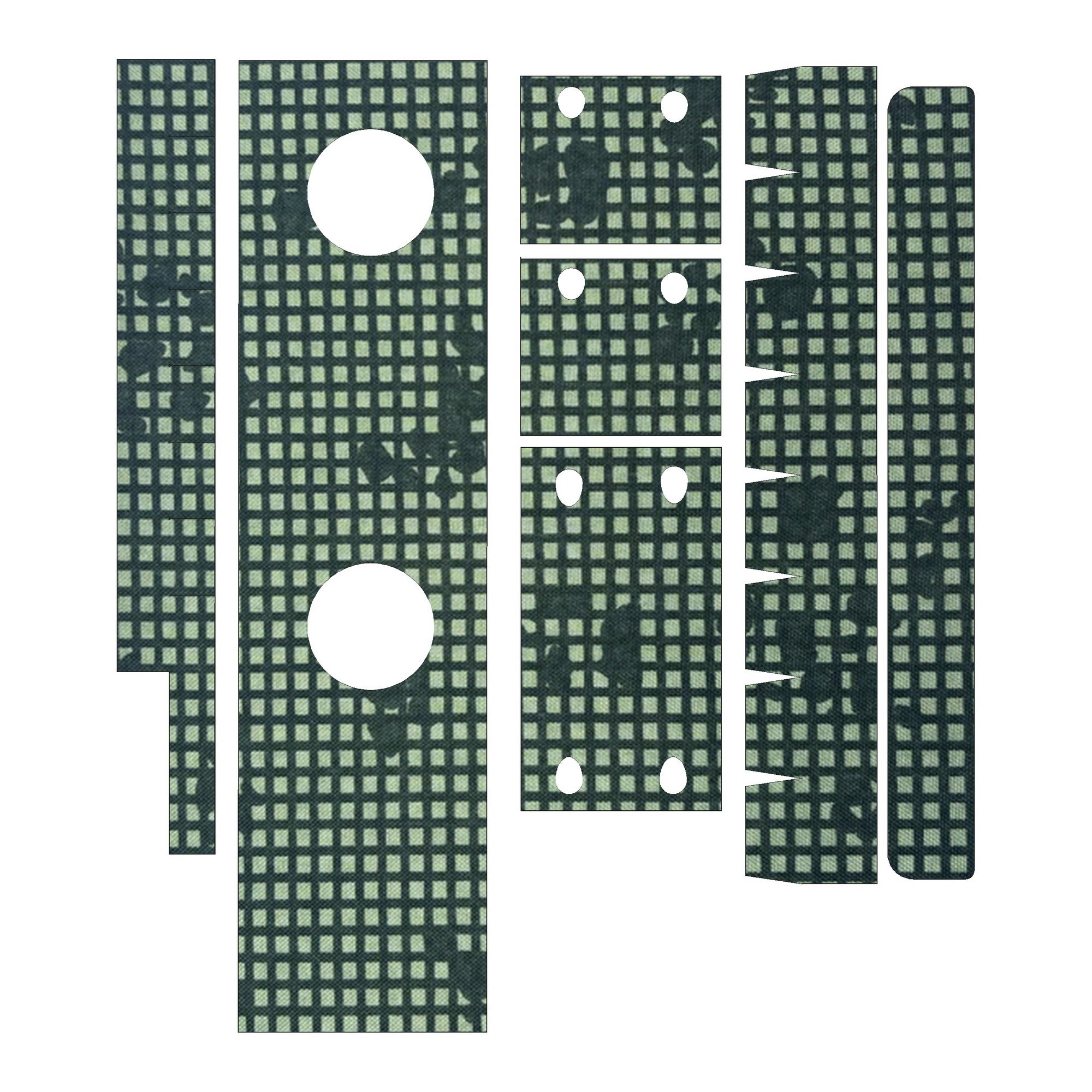 Aimpoint PRO optic wrap kit outline, Desert Night Camo