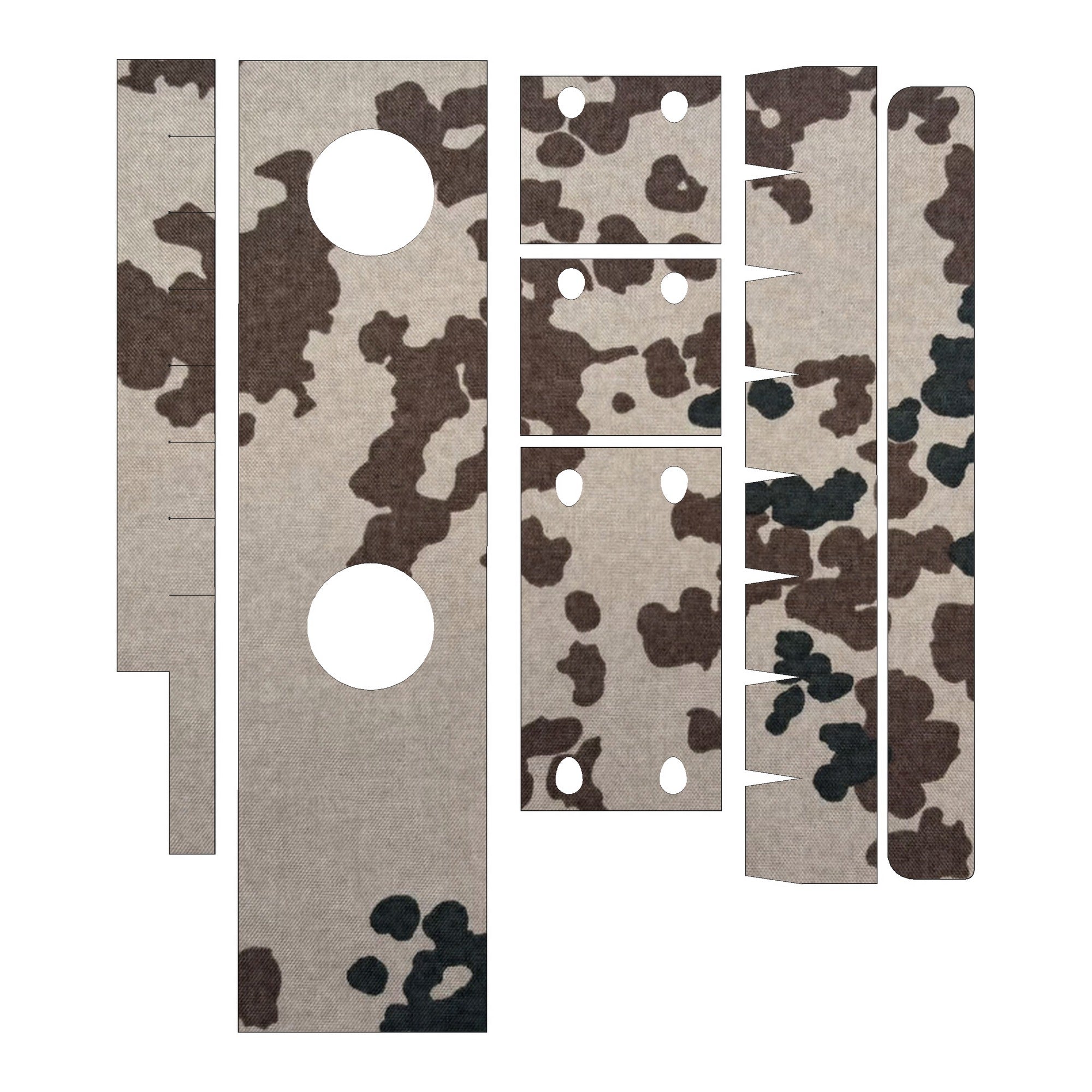 Aimpoint PRO optic wrap kit outline, Tropentarn