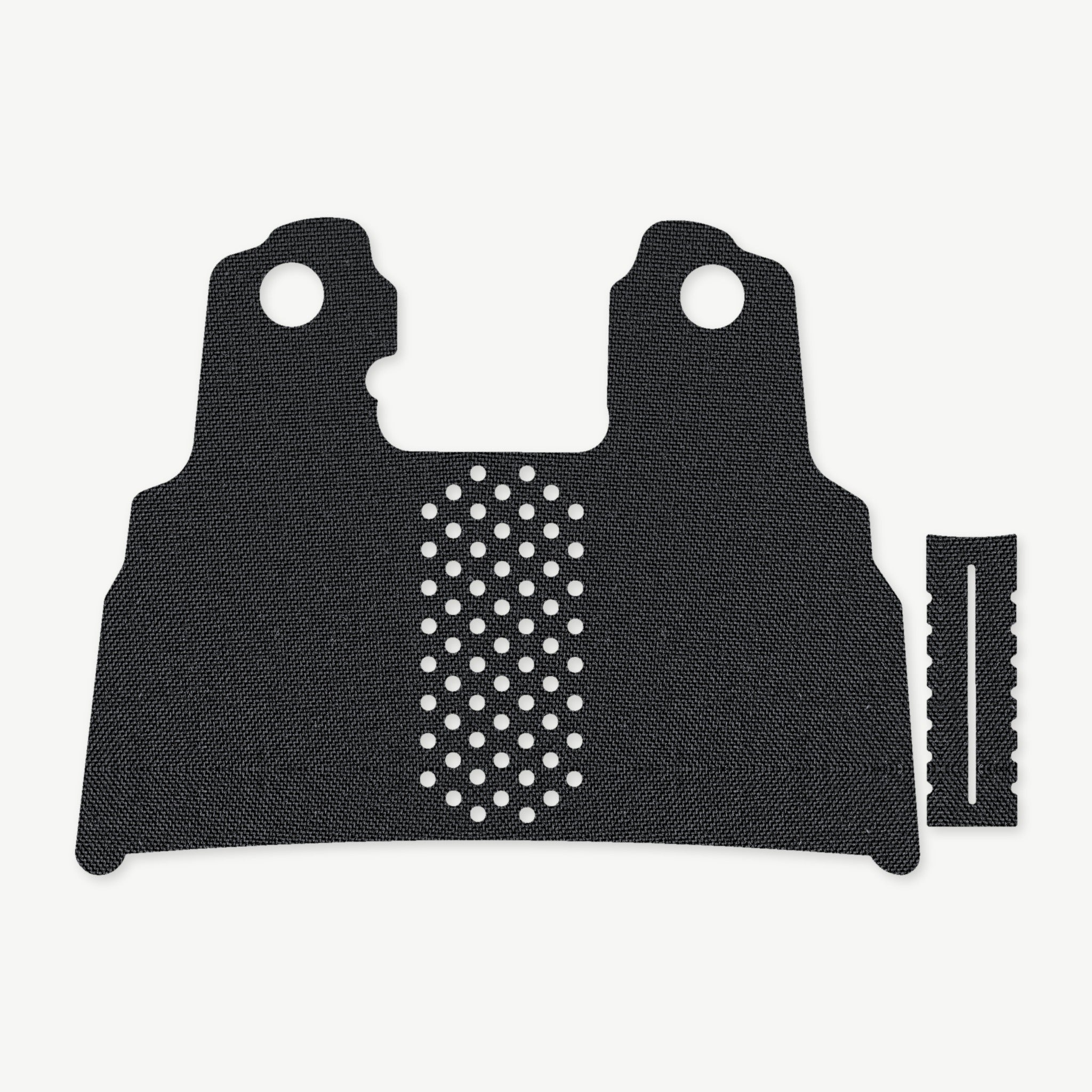 Grip Kit for Alpha Foxtrot Romulus 3.5" / 4.25" - die-cut Cordura 1000D kit pieces in Black - Combat Textiles
