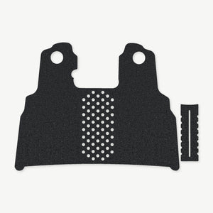Grip Kit for Alpha Foxtrot Romulus 3.5" / 4.25" - die-cut Cordura 1000D kit pieces in Black - Combat Textiles